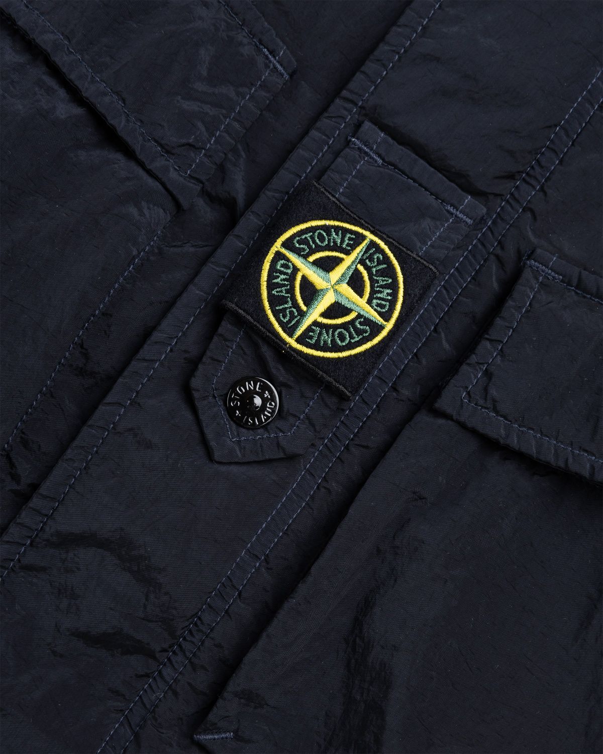 Stone Island – Lightweight Shirt Jacket Blue - Outerwear - Blue - Image 5