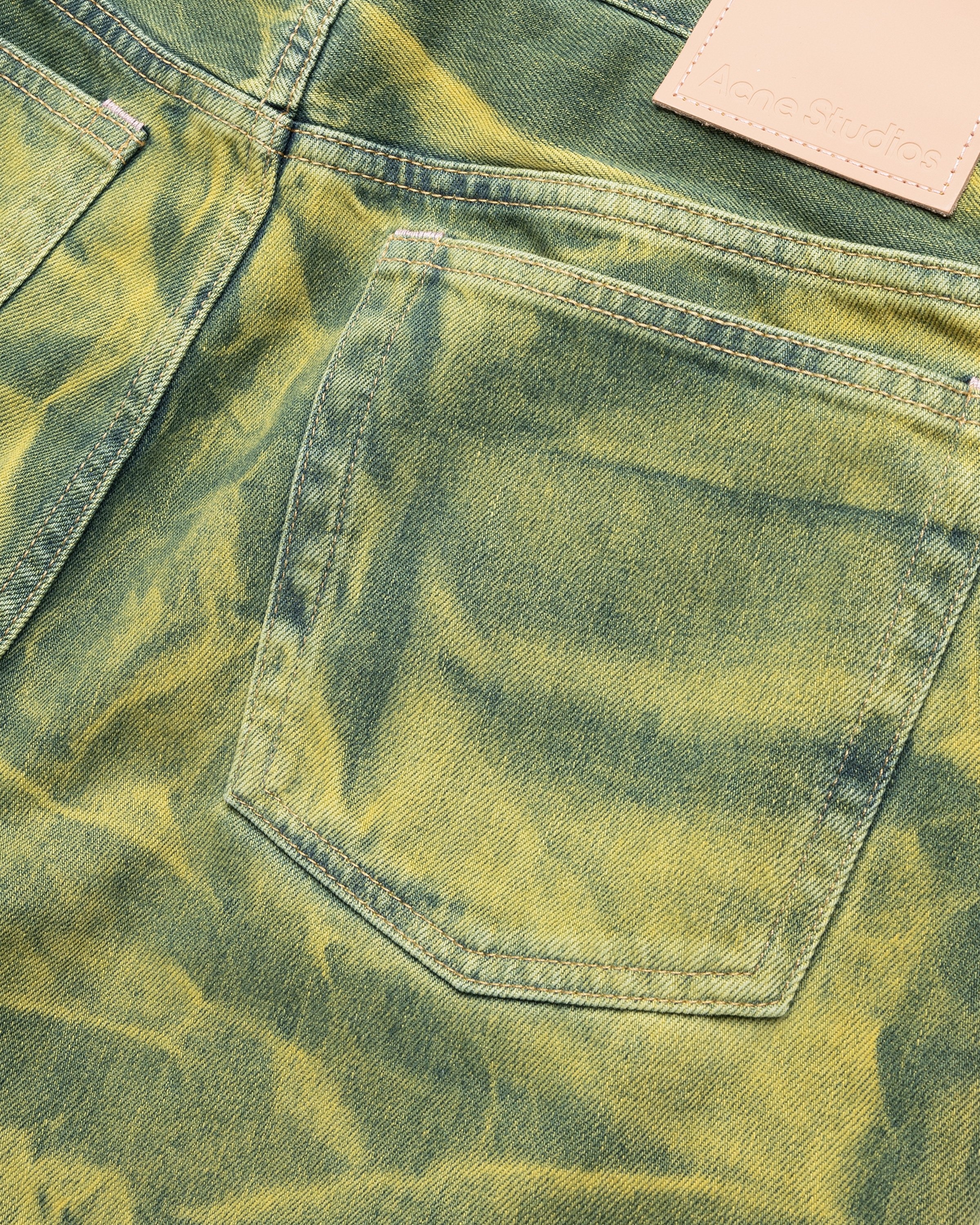 Acne Studios – Loose Fit Jeans 2021 Yellow/Blue - Denim - Multi - Image 7