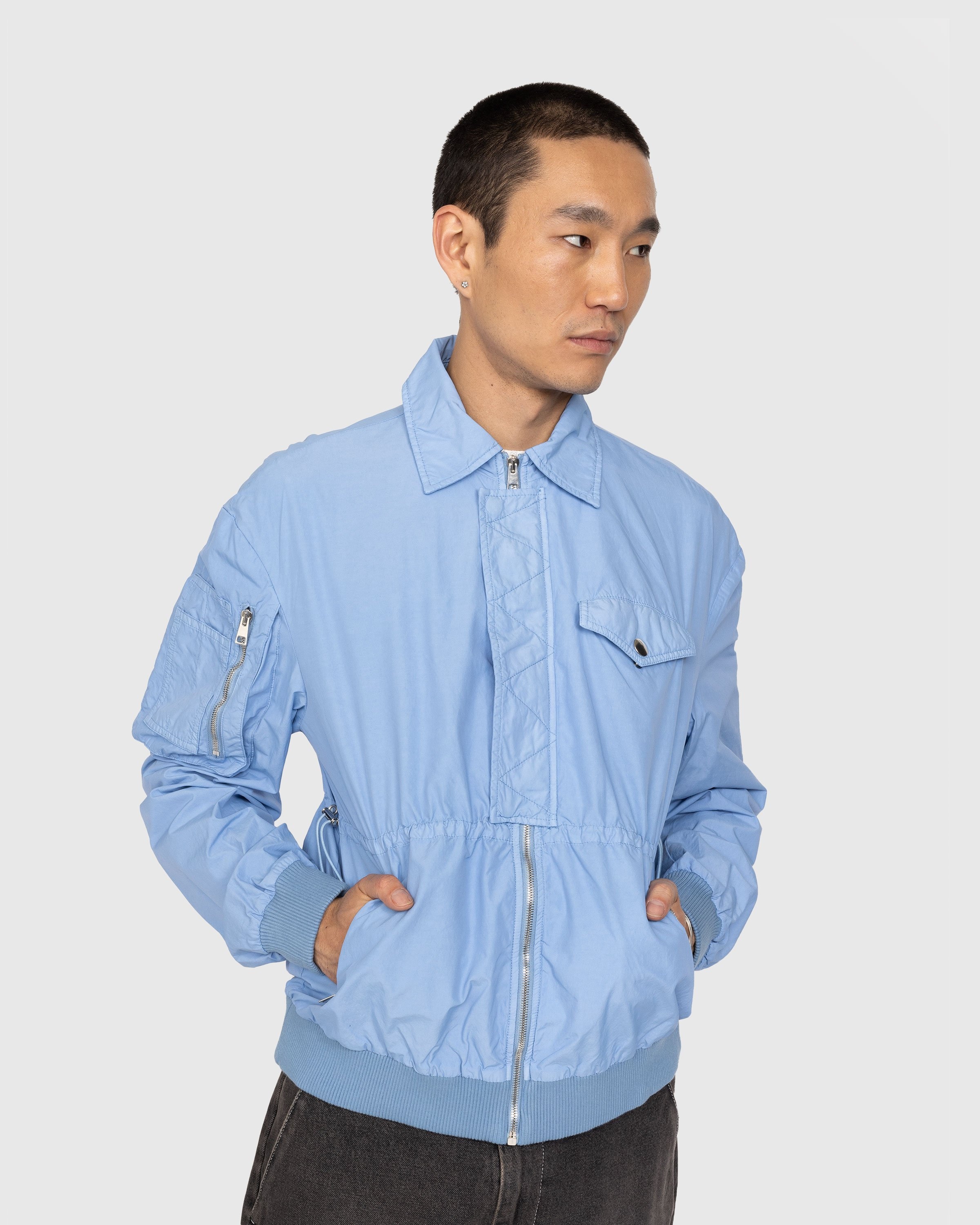 Winnie New York – Triangle Bomber Light Blue - Outerwear - Blue - Image 2