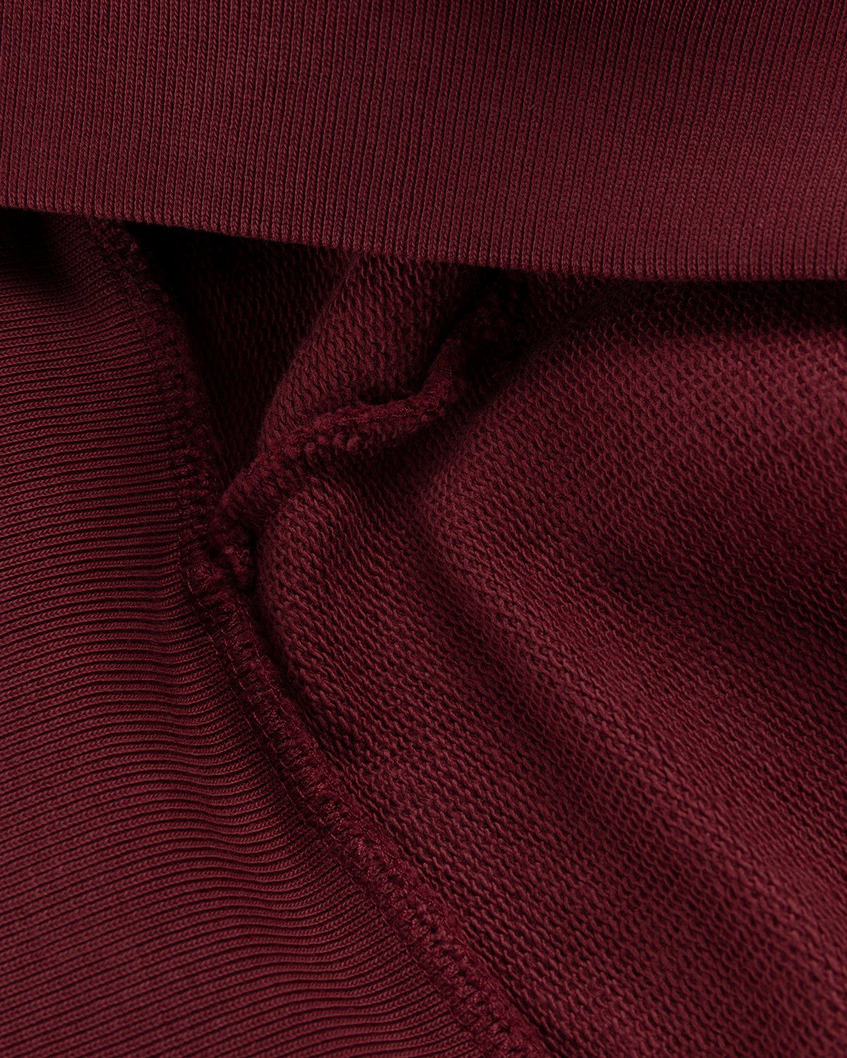 Highsnobiety – HS Sports Focus Hoodie Bordeaux - Sweats - Red - Image 7