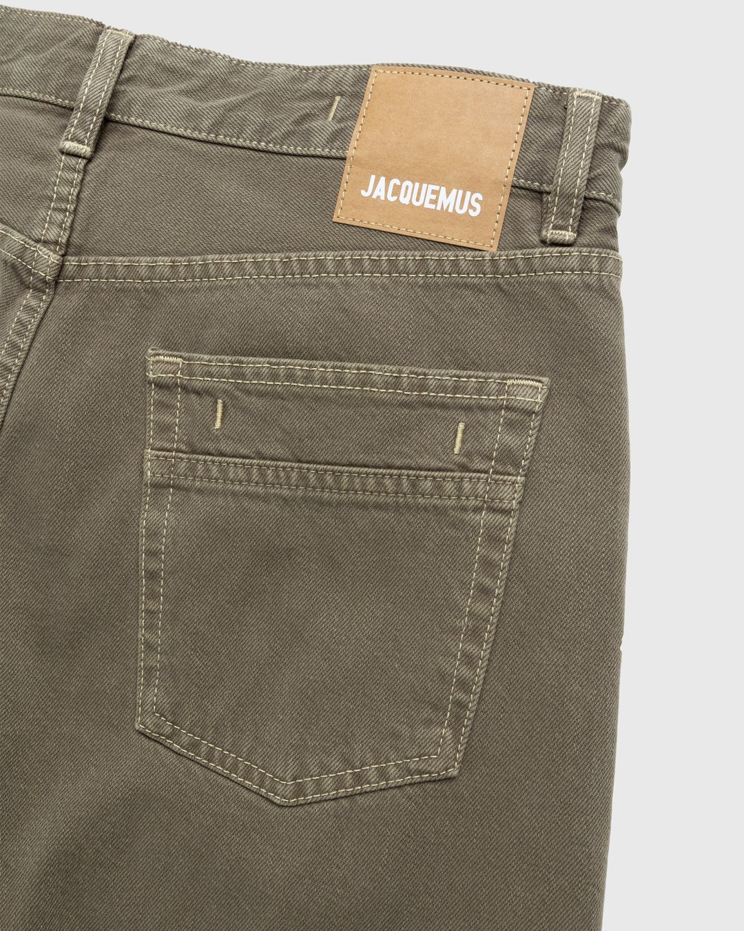 JACQUEMUS – Le De-Nimes Fresa Green - Pants - Green - Image 3