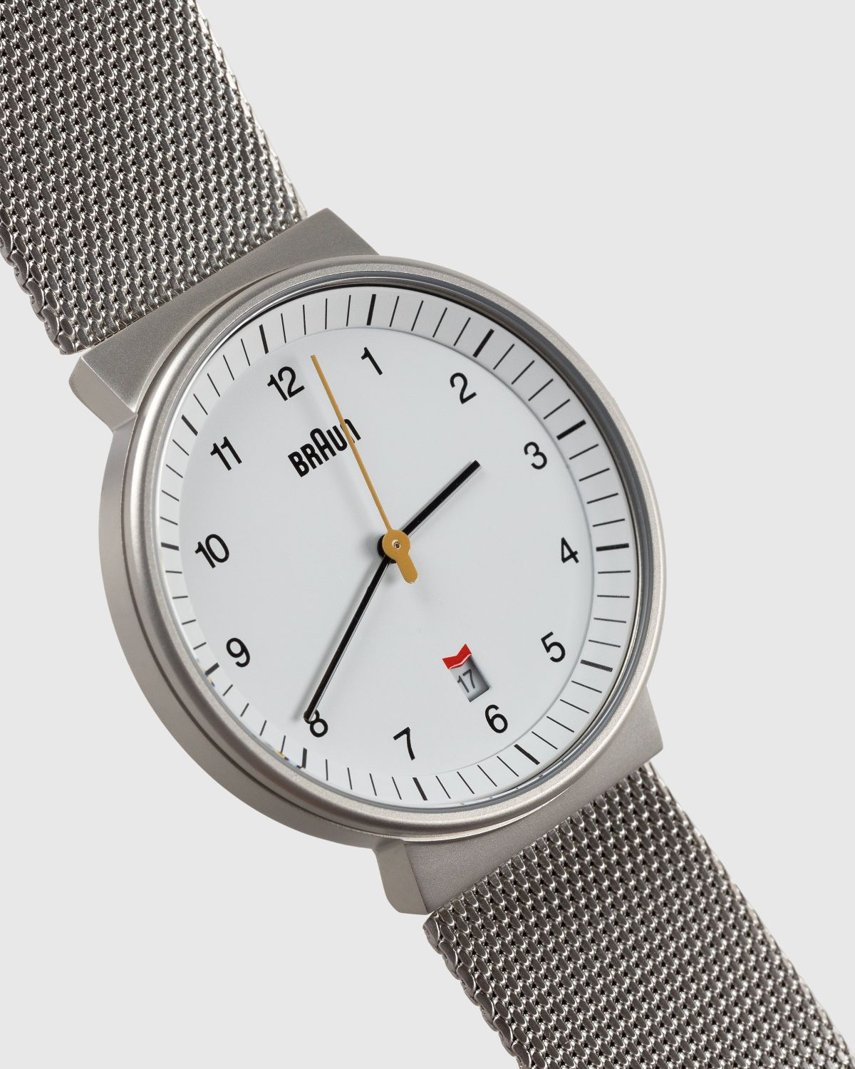 BRAUN – Gents BN0032 Classic Watch Mesh Strap - Watches - Silver - Image 2