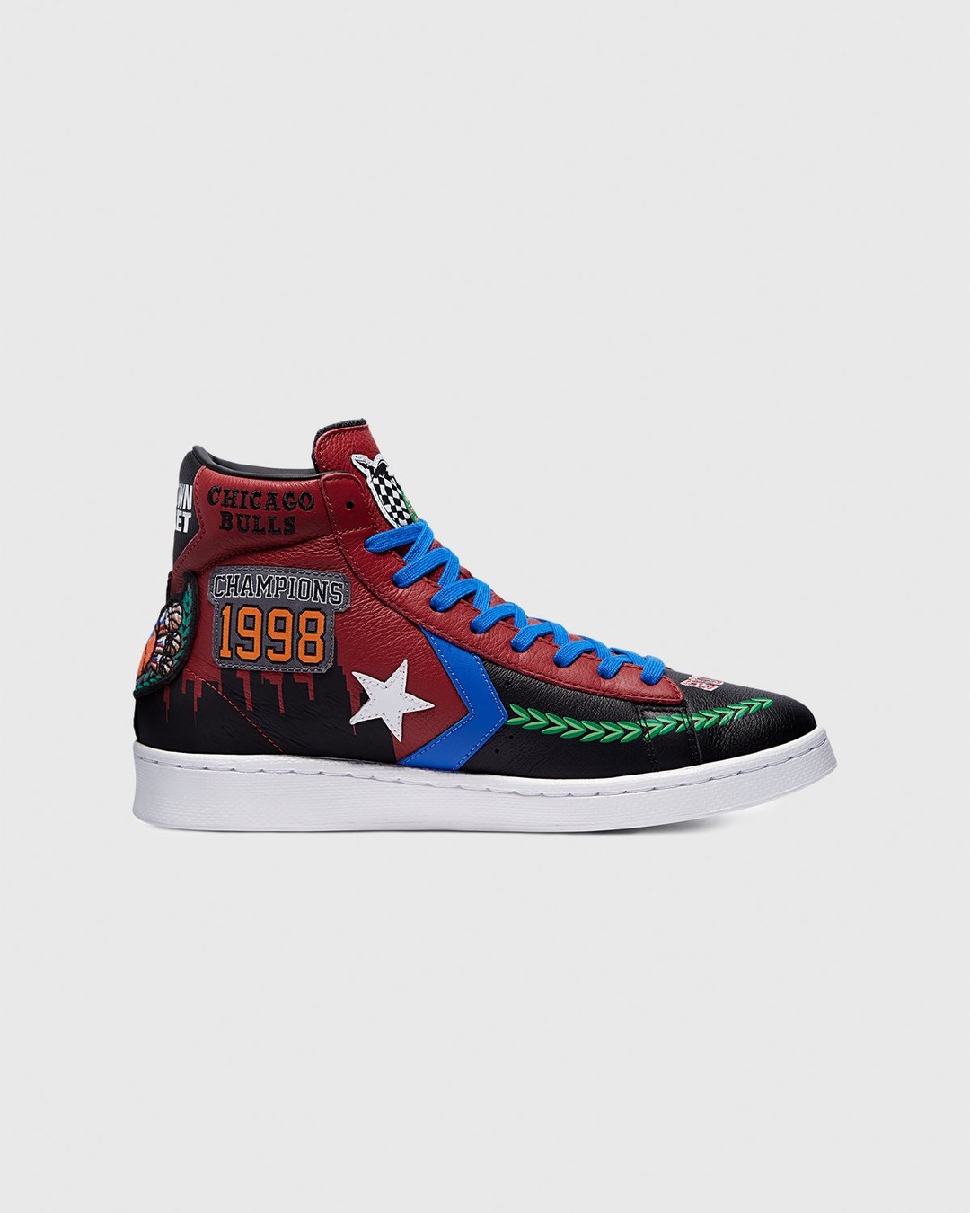 Converse x Jeff Hamilton – Pro Leather High Garnet/Hyper Royal - Sneakers - Multi - Image 1