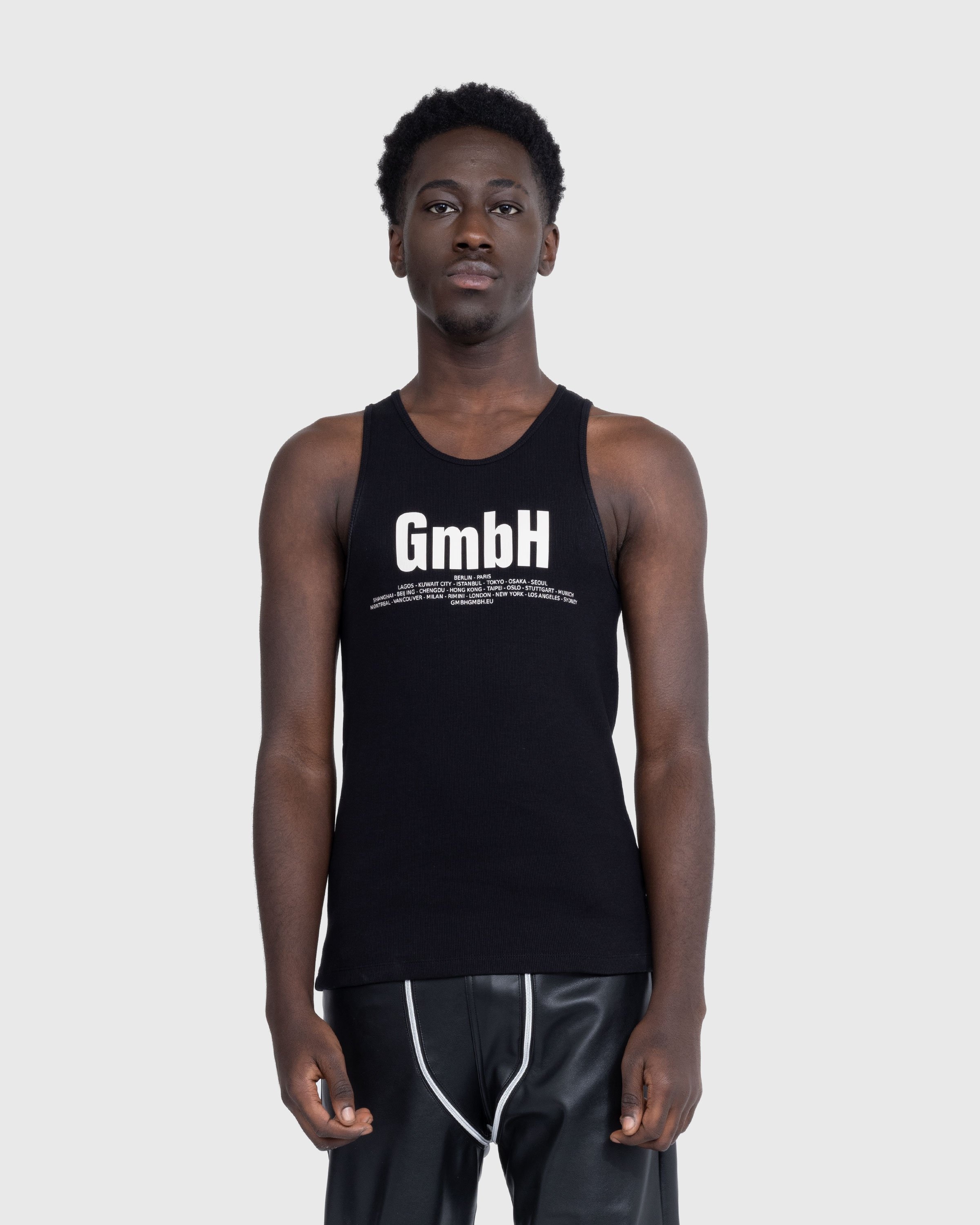 GmbH – Ali Tank Top Black - Men Tops - Black - Image 2
