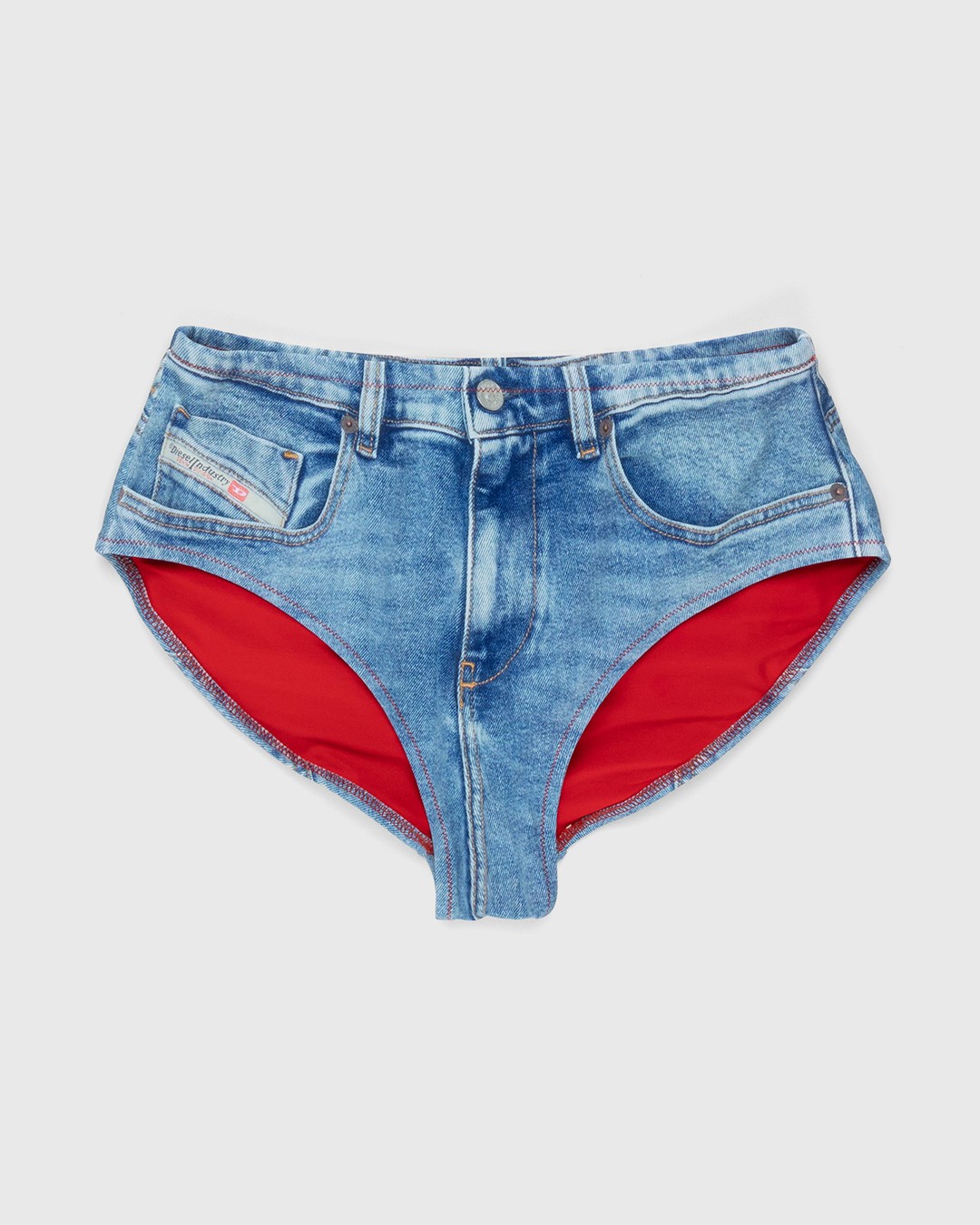 Diesel Faux Denim Bottoms Blue Highsnobiety Shop