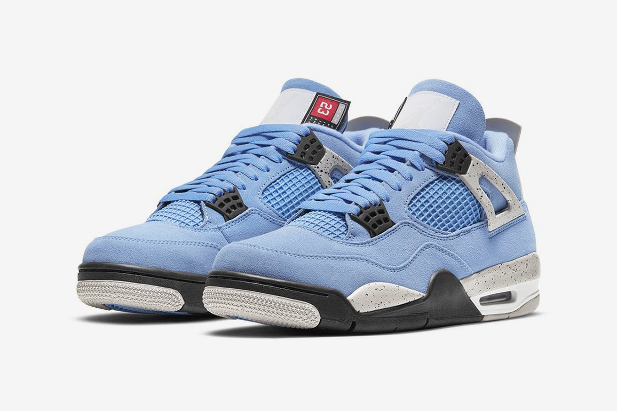 Nike Air Jordan 4 « UNC » : Images officielles &amp; Où acheter aujourd'hui