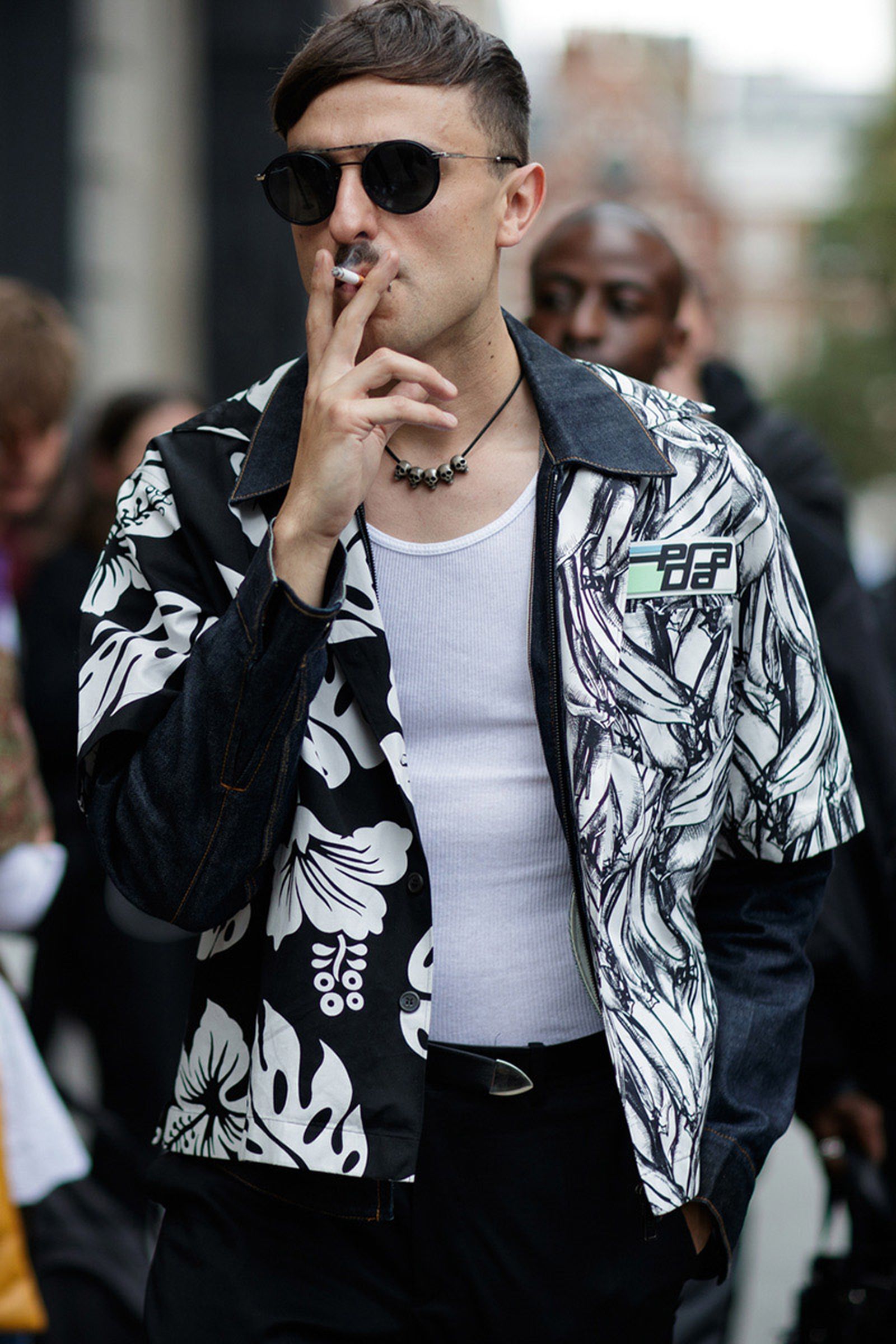 london fashion week street style13 LFW Leo Dicaprio Raf Simons