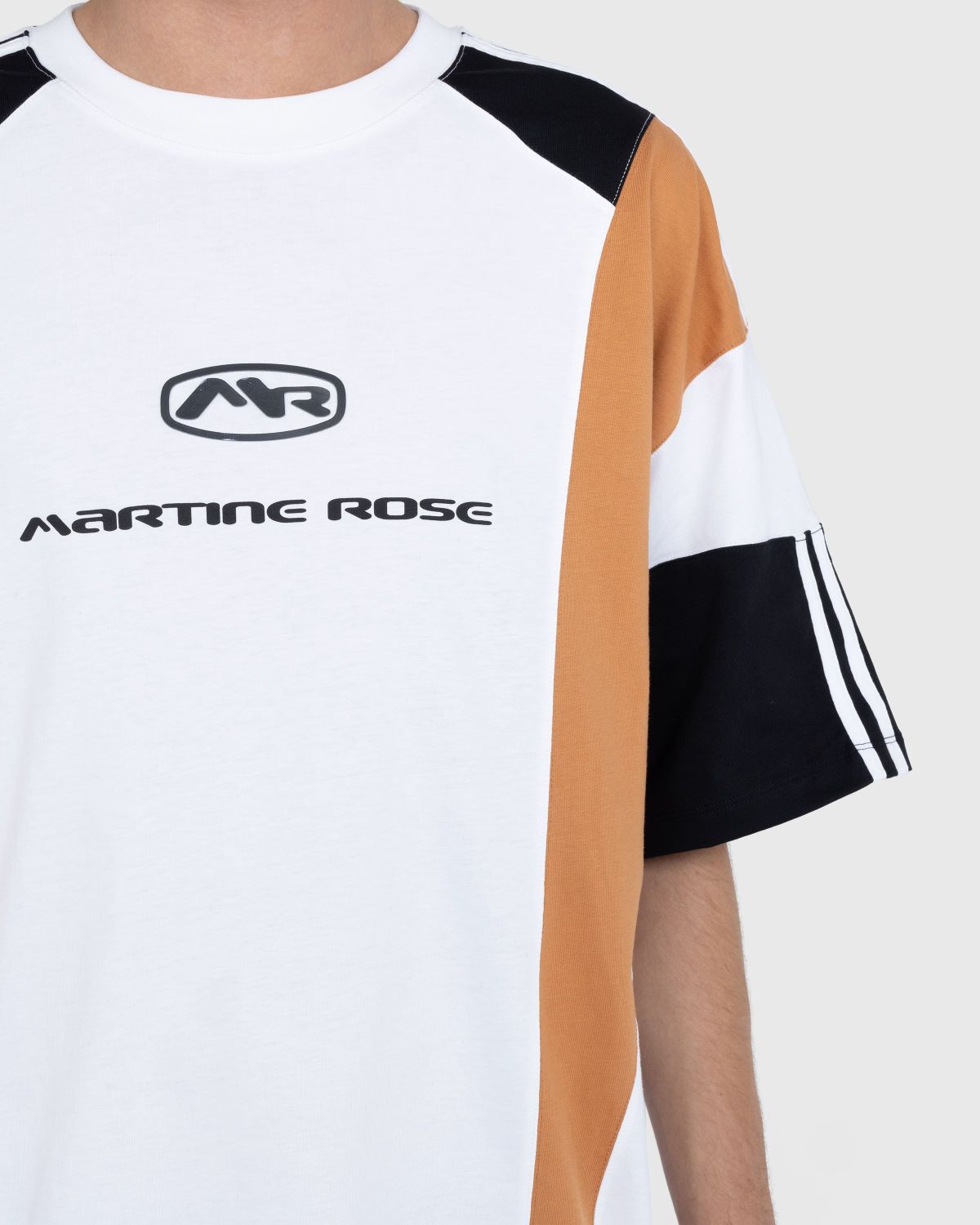 Martine Rose – Panelled Oversized T-Shirt White/Multi