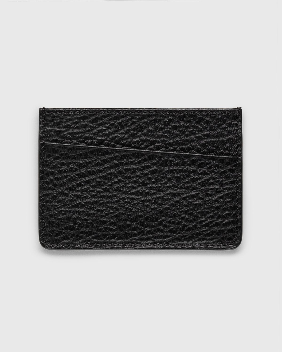 Maison Margiela – Leather Card Holder Black - Wallets - Black - Image 2
