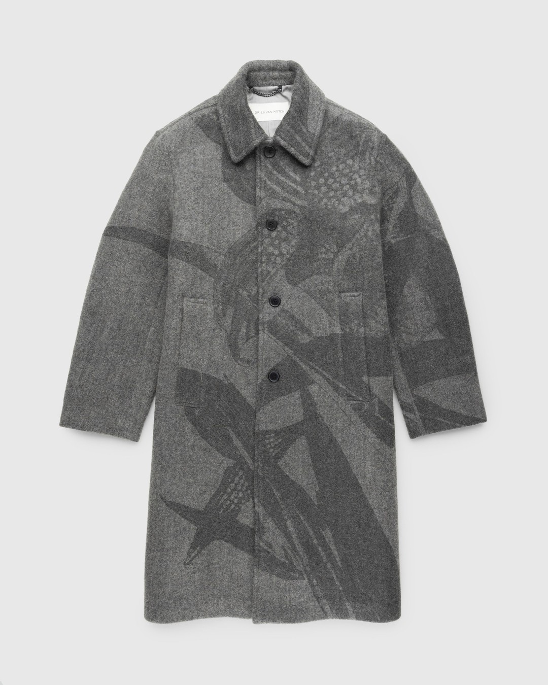 Dries van Noten – Rankle Coat Grey - Outerwear - Grey - Image 1