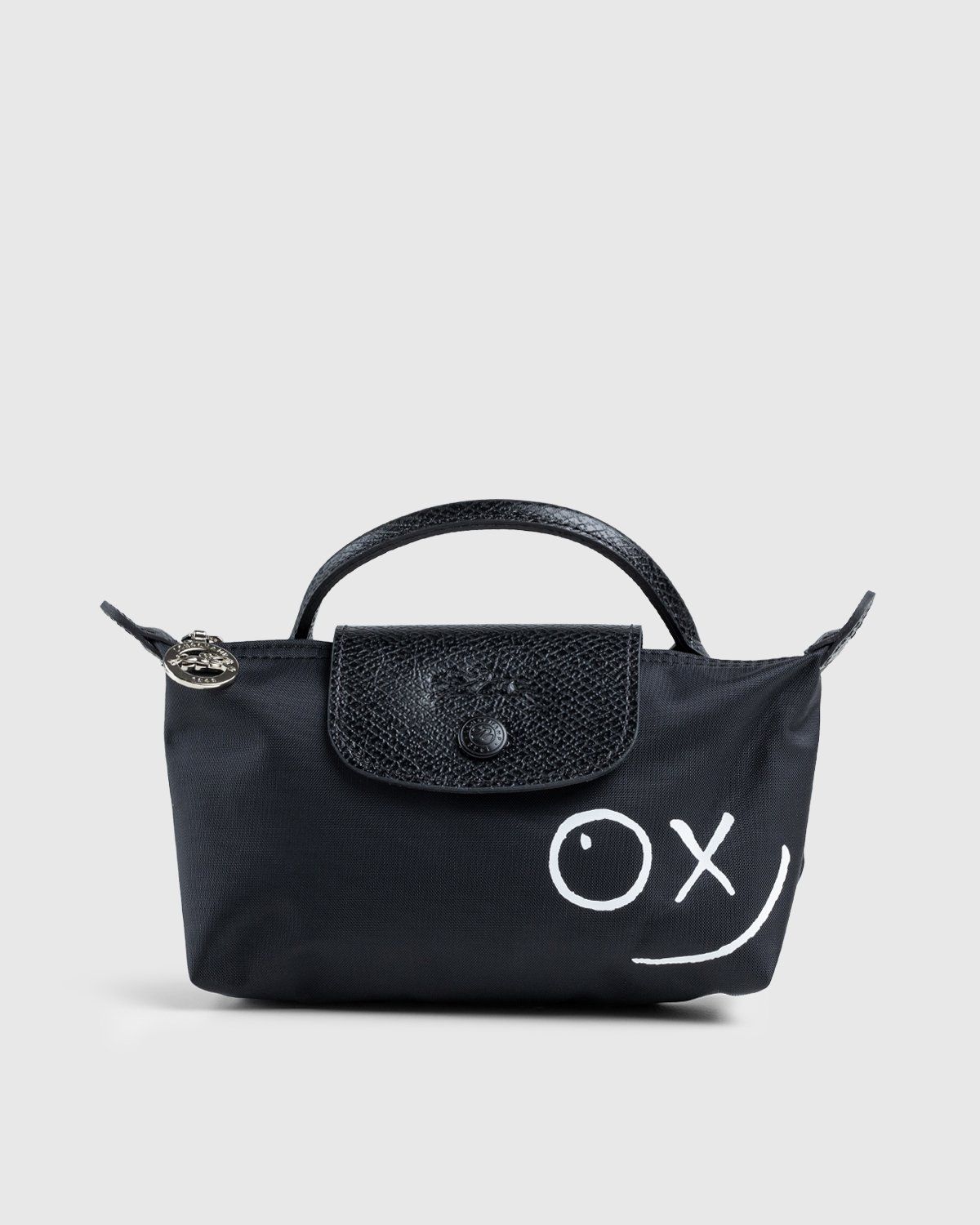 Longchamp x André Saraiva – Le Pliage André Pouch Black - Bags - Black - Image 1