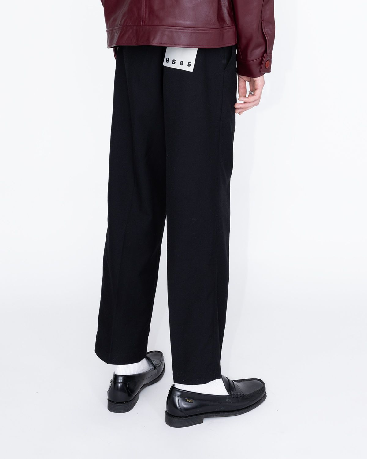 Highsnobiety HS05 – Wool Dress Pants Black - Pants - Black - Image 4