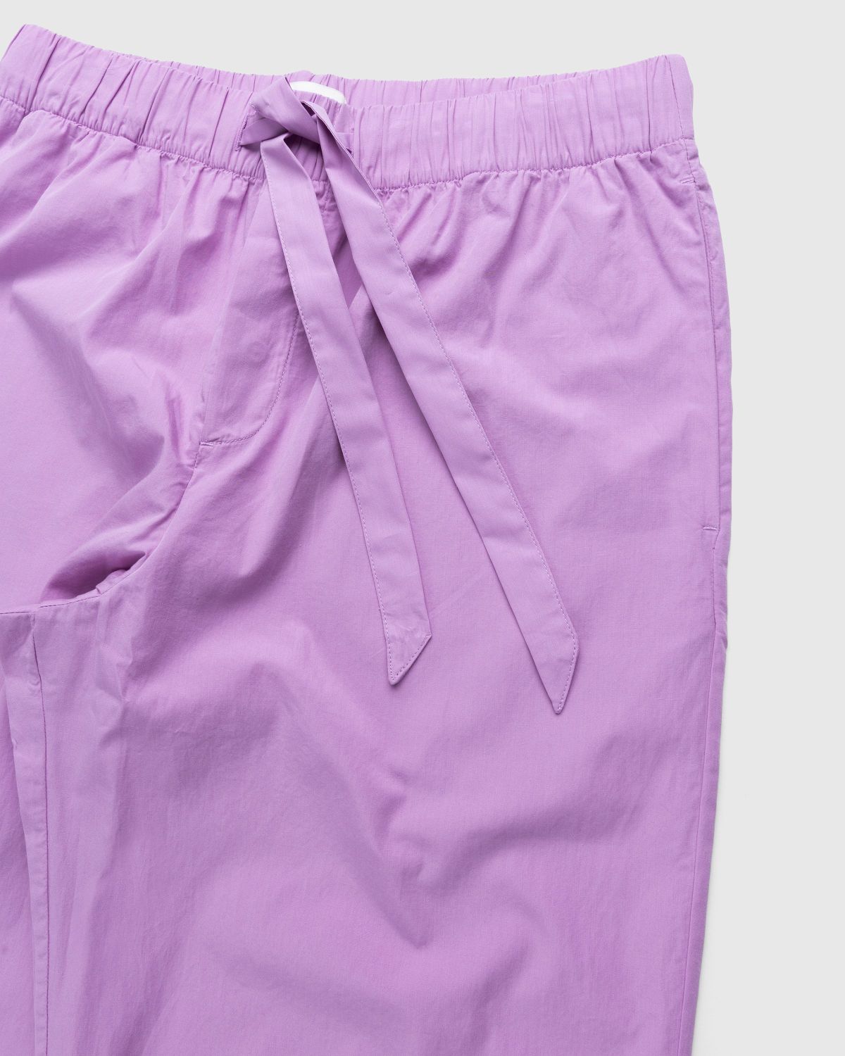 Tekla – Cotton Poplin Pyjamas Pants Purple Pink - Pyjamas - Pink - Image 3