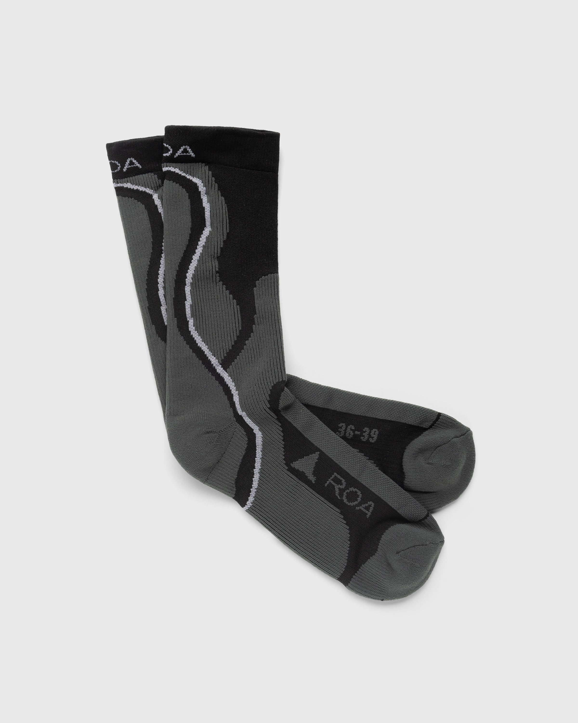 ROA – Mid-Calf Socks Black - Socks - Black - Image 1