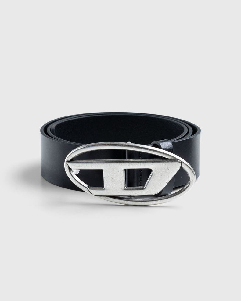 Diesel – B-1DR Logo Belt Black