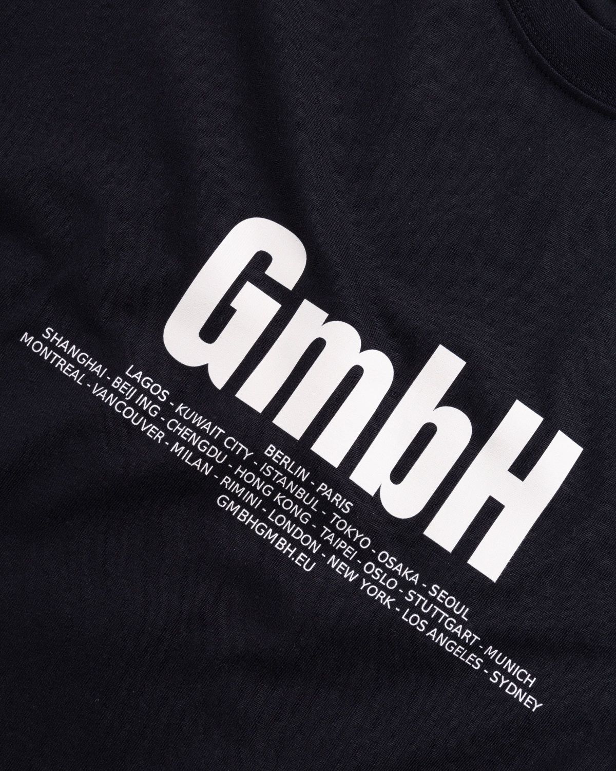 GmbH – Birk T-Shirt With Logo Print Black - Tops - Black - Image 5