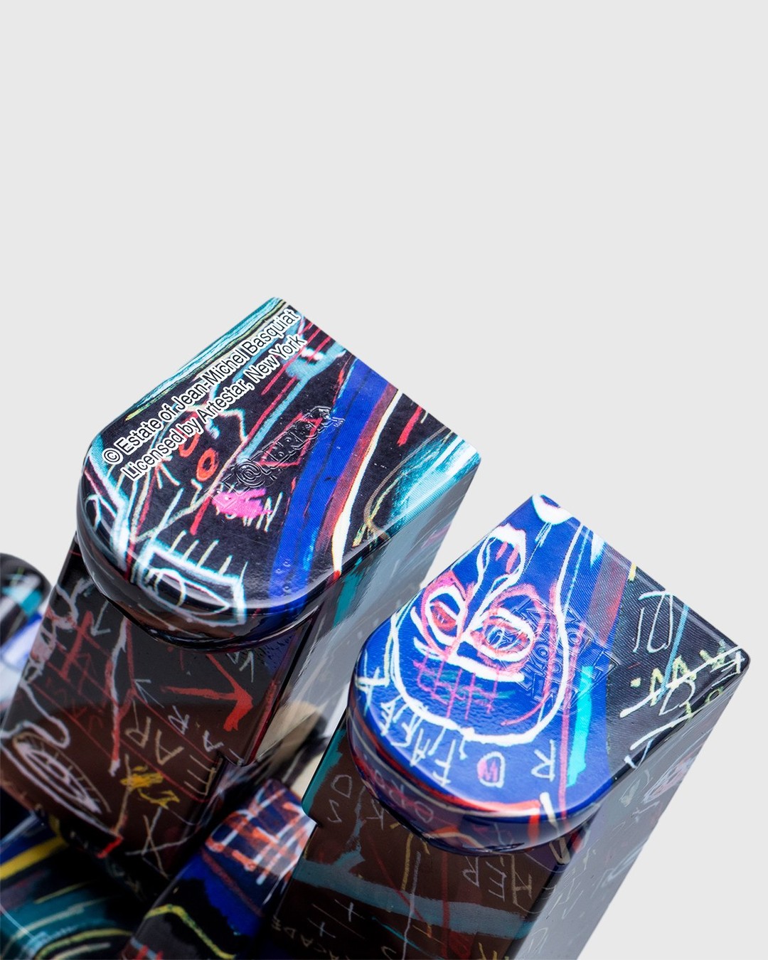 Medicom – Be@rbrick Jean-Michel Basquiat #7 Multi 100% and 400% Set - Toys - Blue - Image 5