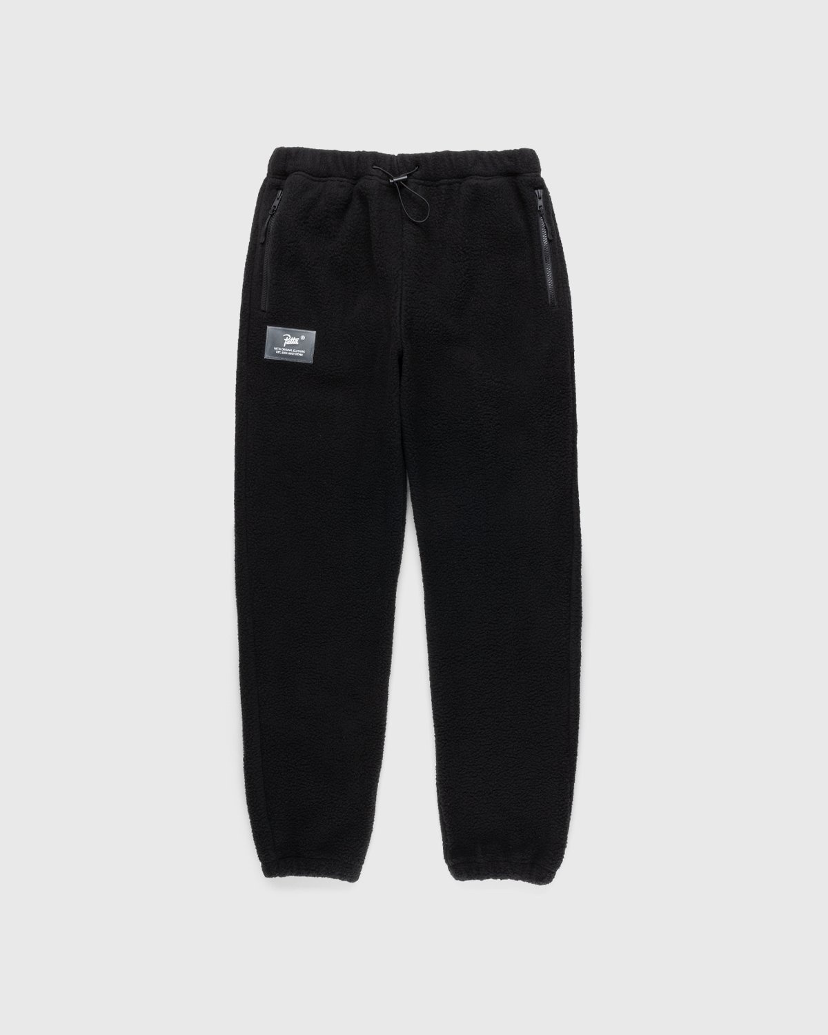 Patta – Sherling Fleece Pants Black - Pants - Black - Image 1