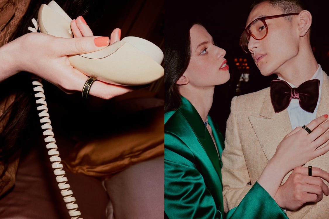 white gucci oura ring