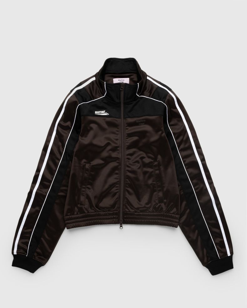 Shrunken Track Jacket Brown