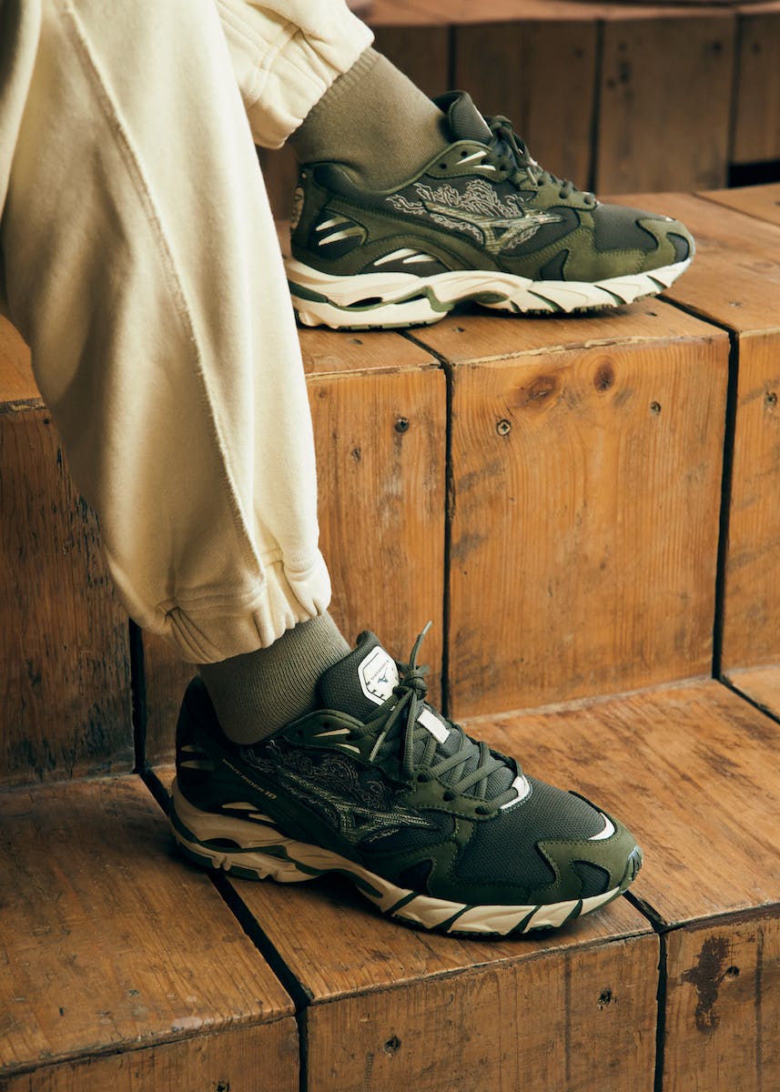Maharishi x Mizuno Wave Rider 10 Release Info, Official Images