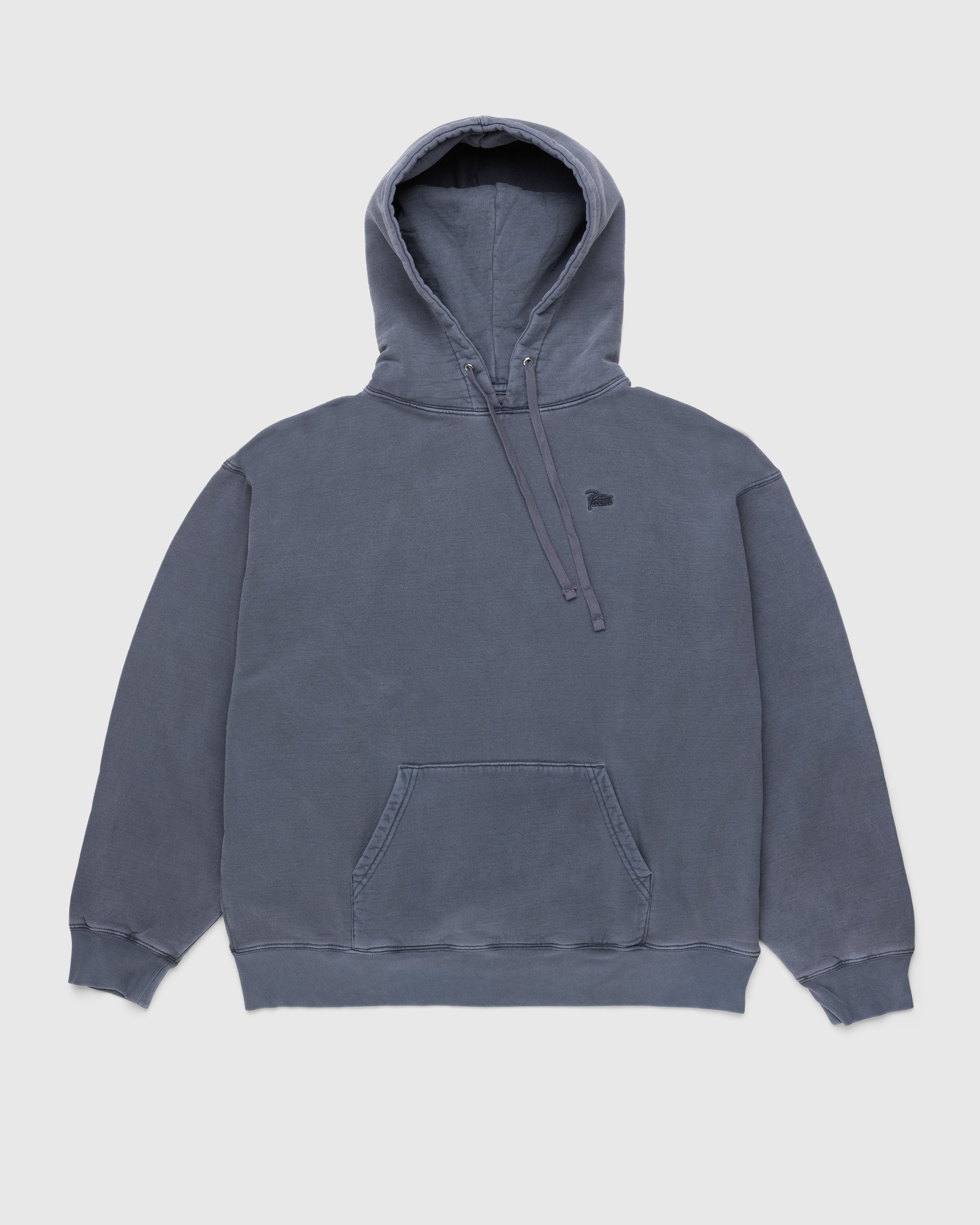 Patta – Basic Washed Boxy Hooded Sweater - Hoodies - Grey - Image 1