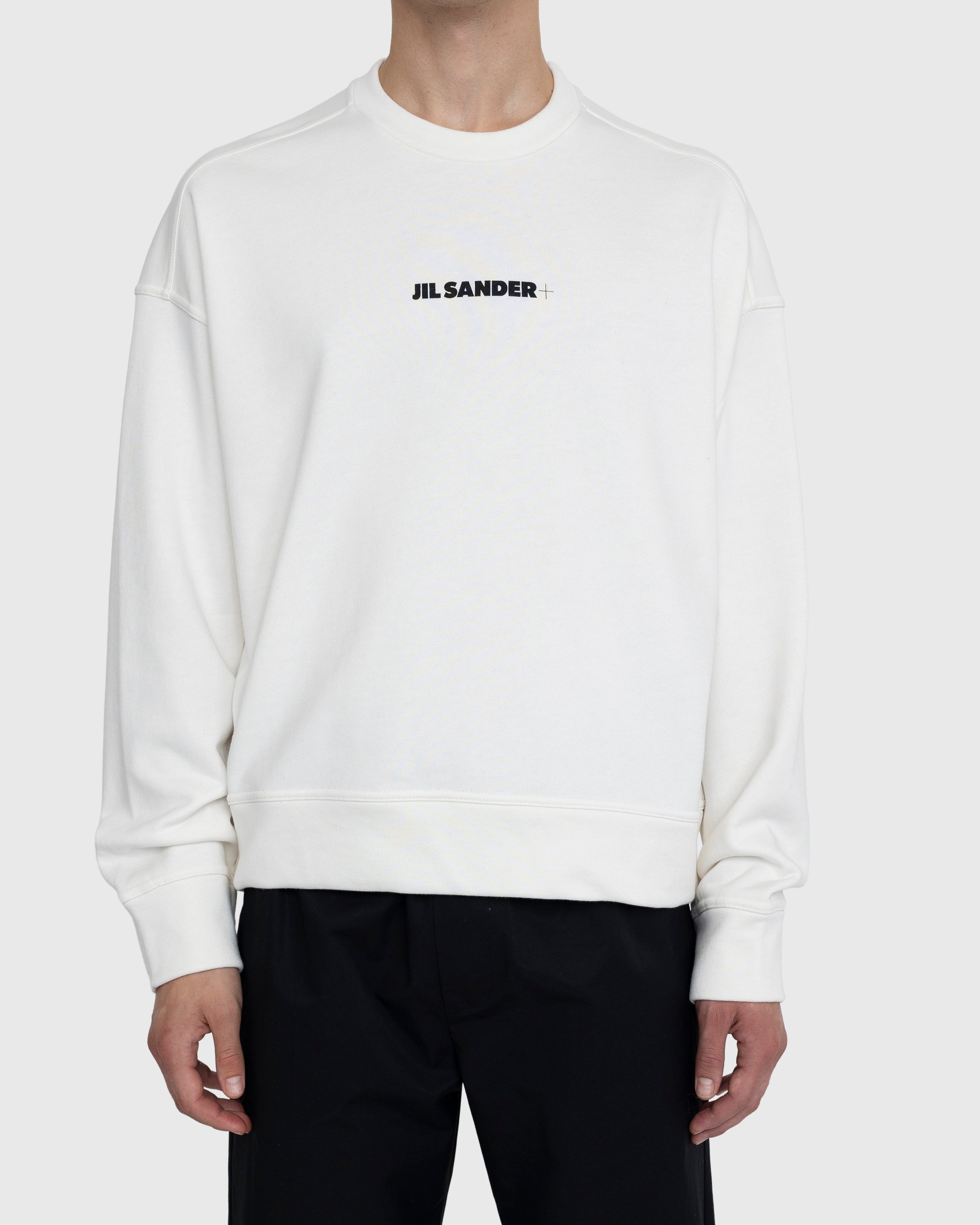 Jil Sander – Logo Sweatshirt Beige - Sweats - Beige - Image 2