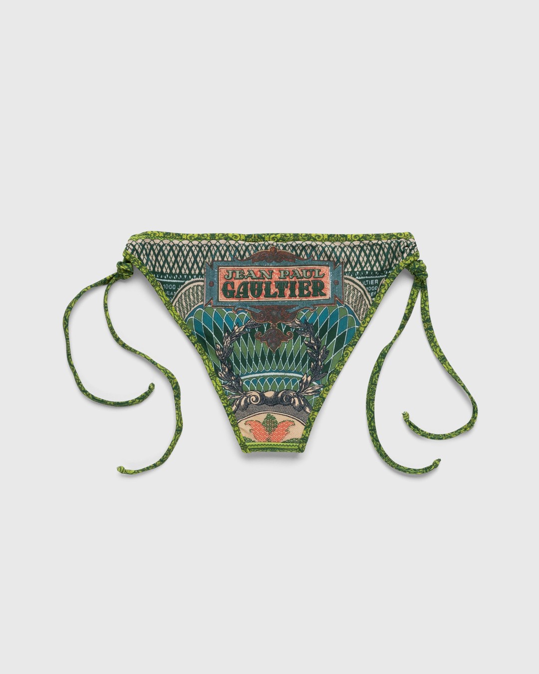 Jean Paul Gaultier – Banknote Bikini Bottom Multi - Swimwear - Green - Image 2