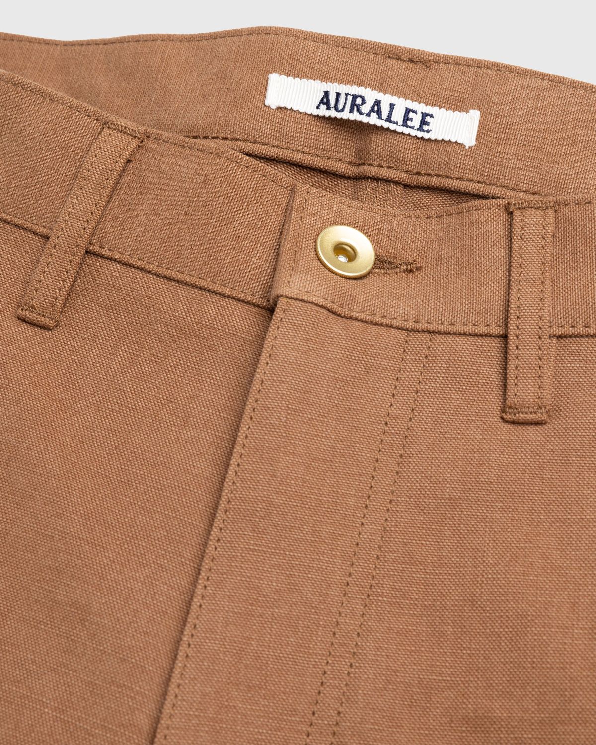 Auralee – Hard Twist Denim 5P Pants Brown | Highsnobiety Shop