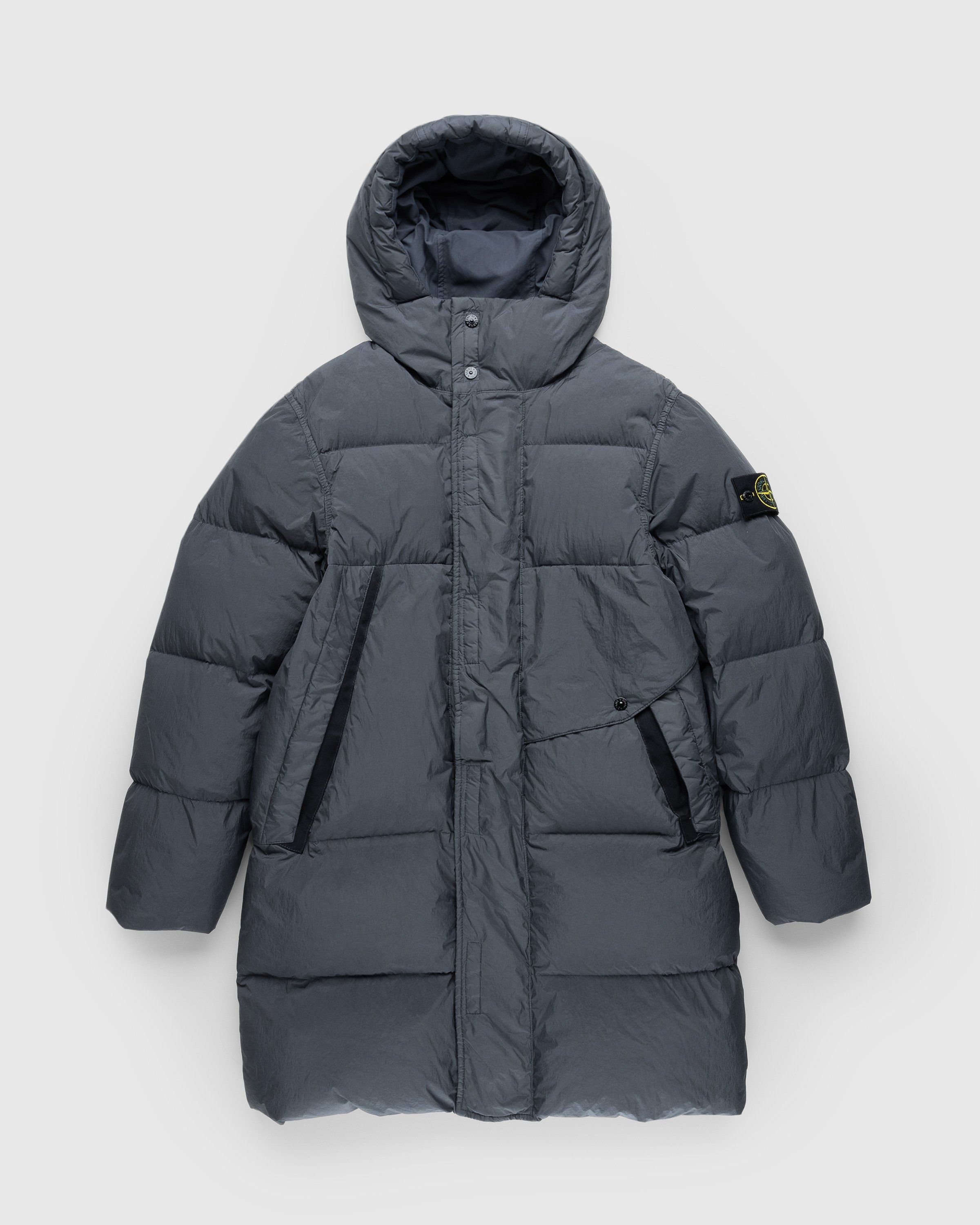 Stone Island Crinkle-Effect Down Jacket