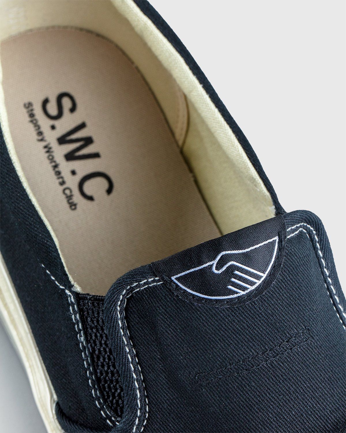 Stepney Workers Club – Lister Canvas Black - Sneakers - Black - Image 5