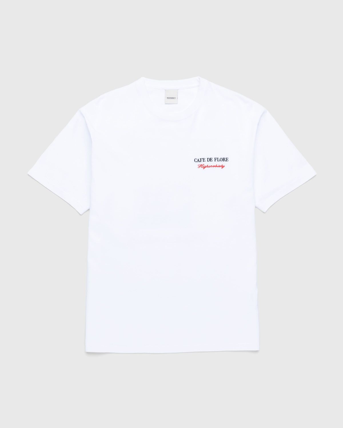 Café de Flore x Highsnobiety – Short Sleeve T-Shirt White - Tops - White - Image 2