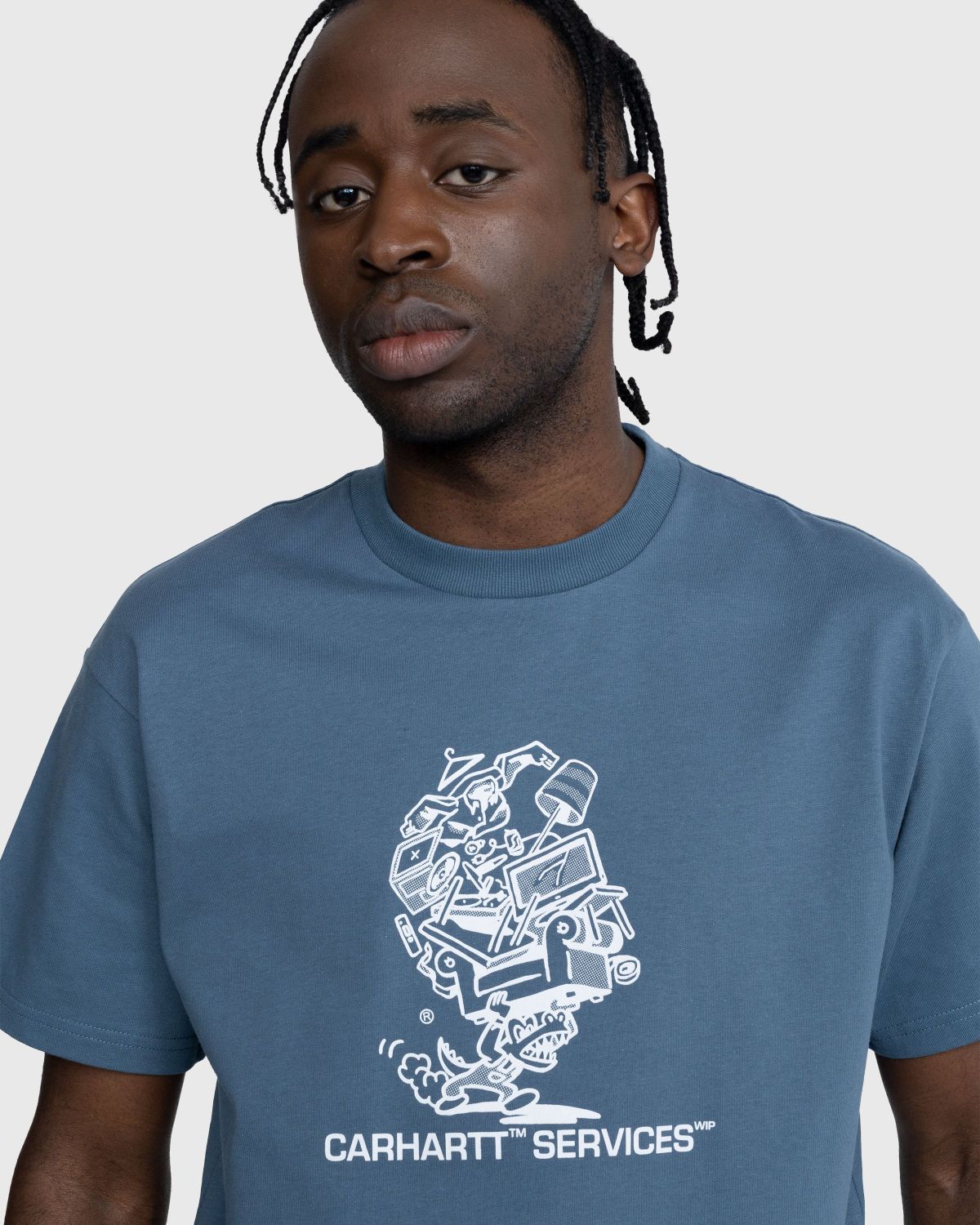 carhartt blue t shirt