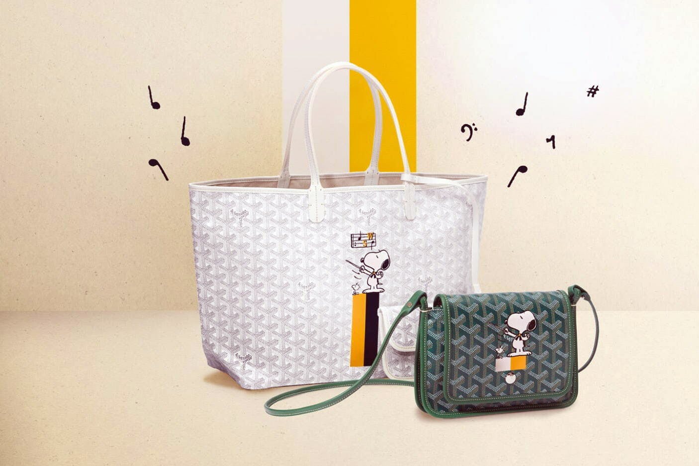 goyard beach bag