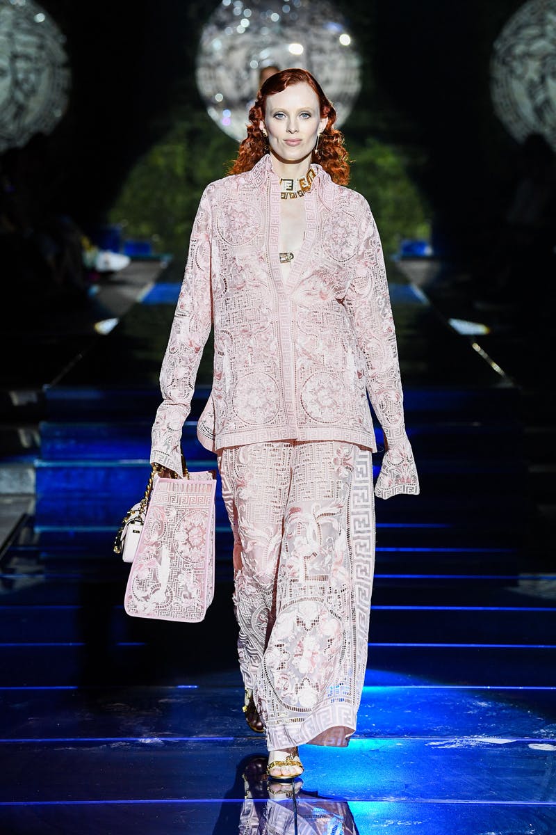 fendi versace fendace collab kim jones donatella swap collection watch lookbook runway milan