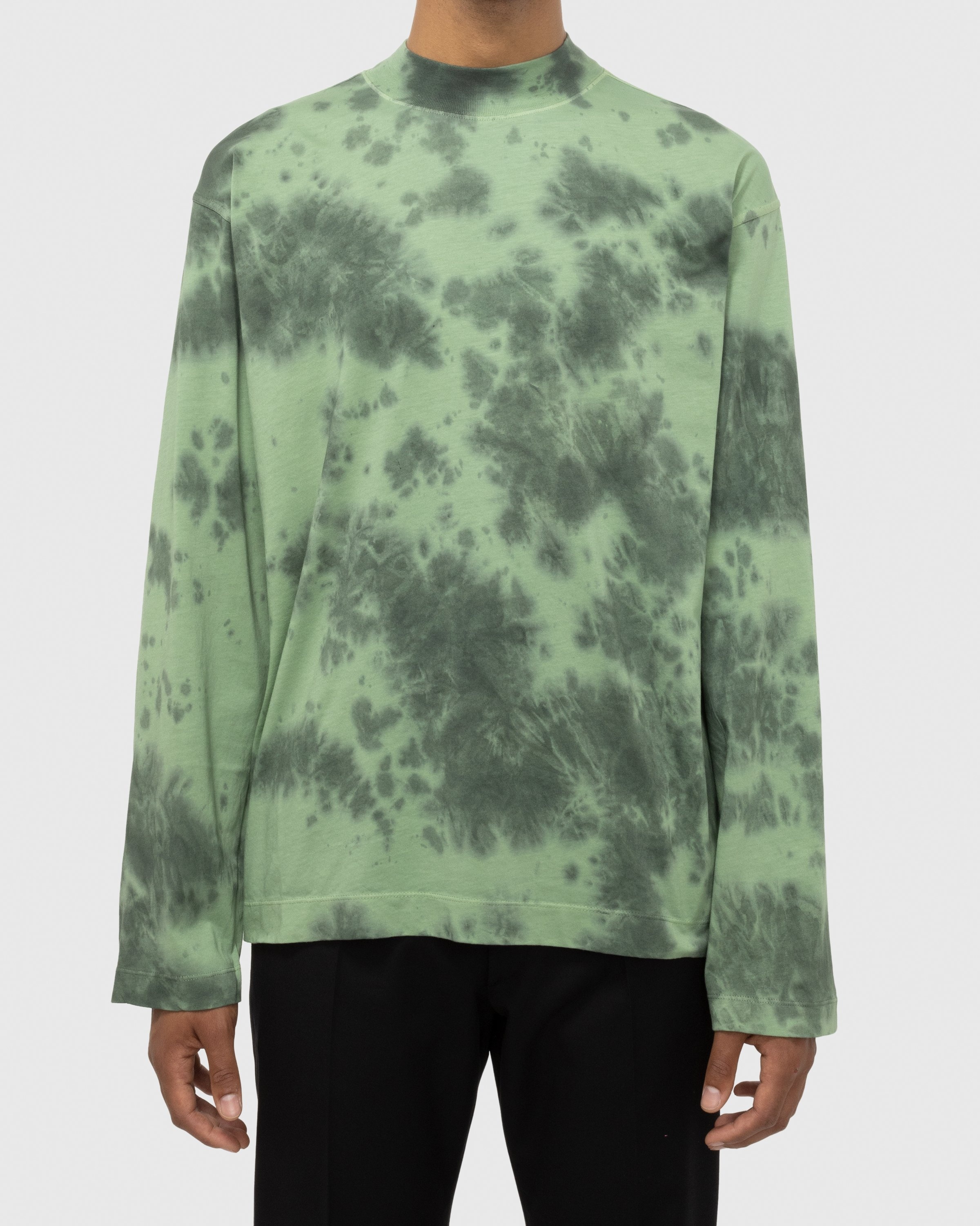 Dries van Noten – Heger T-Shirt Green - Longsleeve Shirts - Green - Image 2