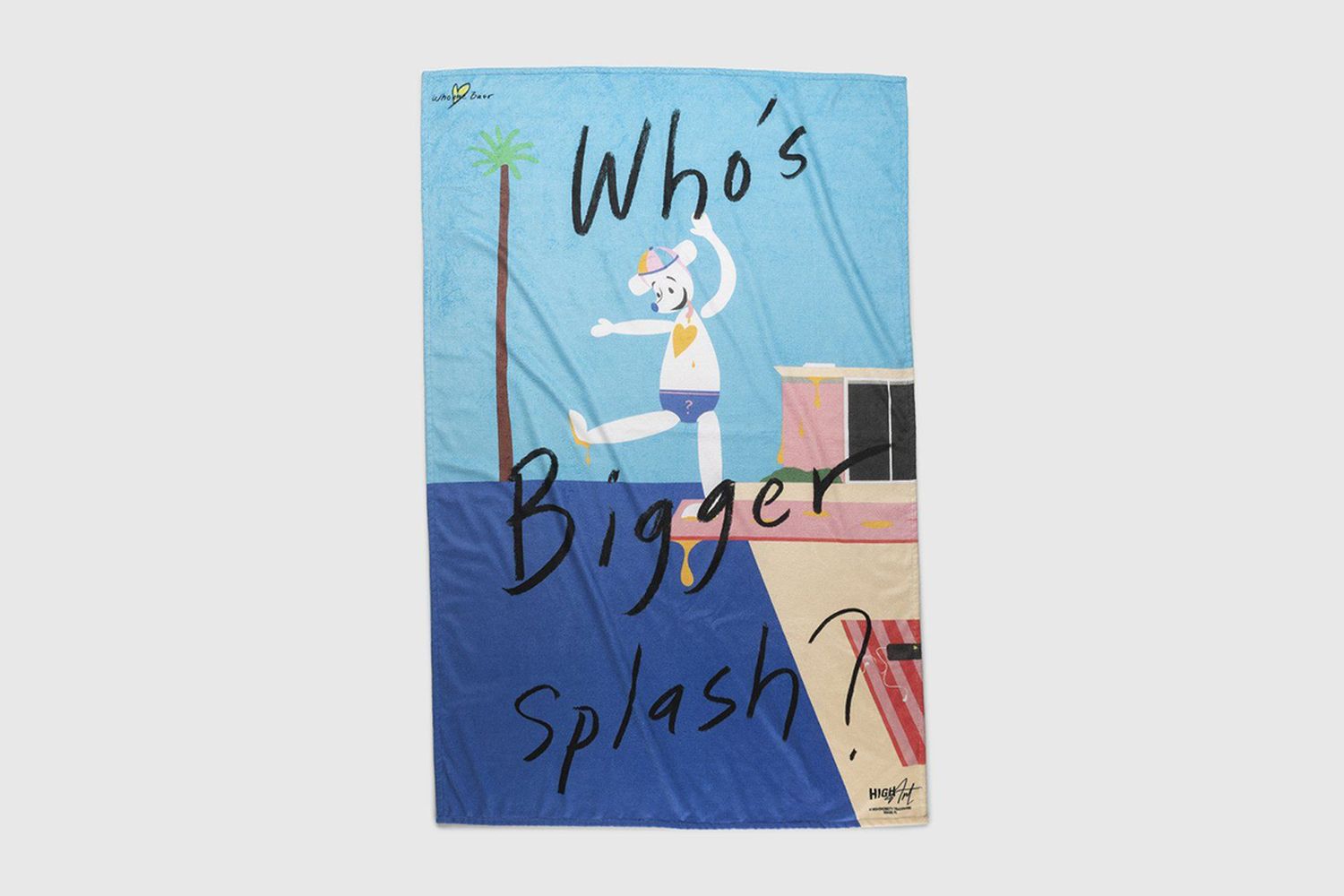 Who The Baer Beach Towel