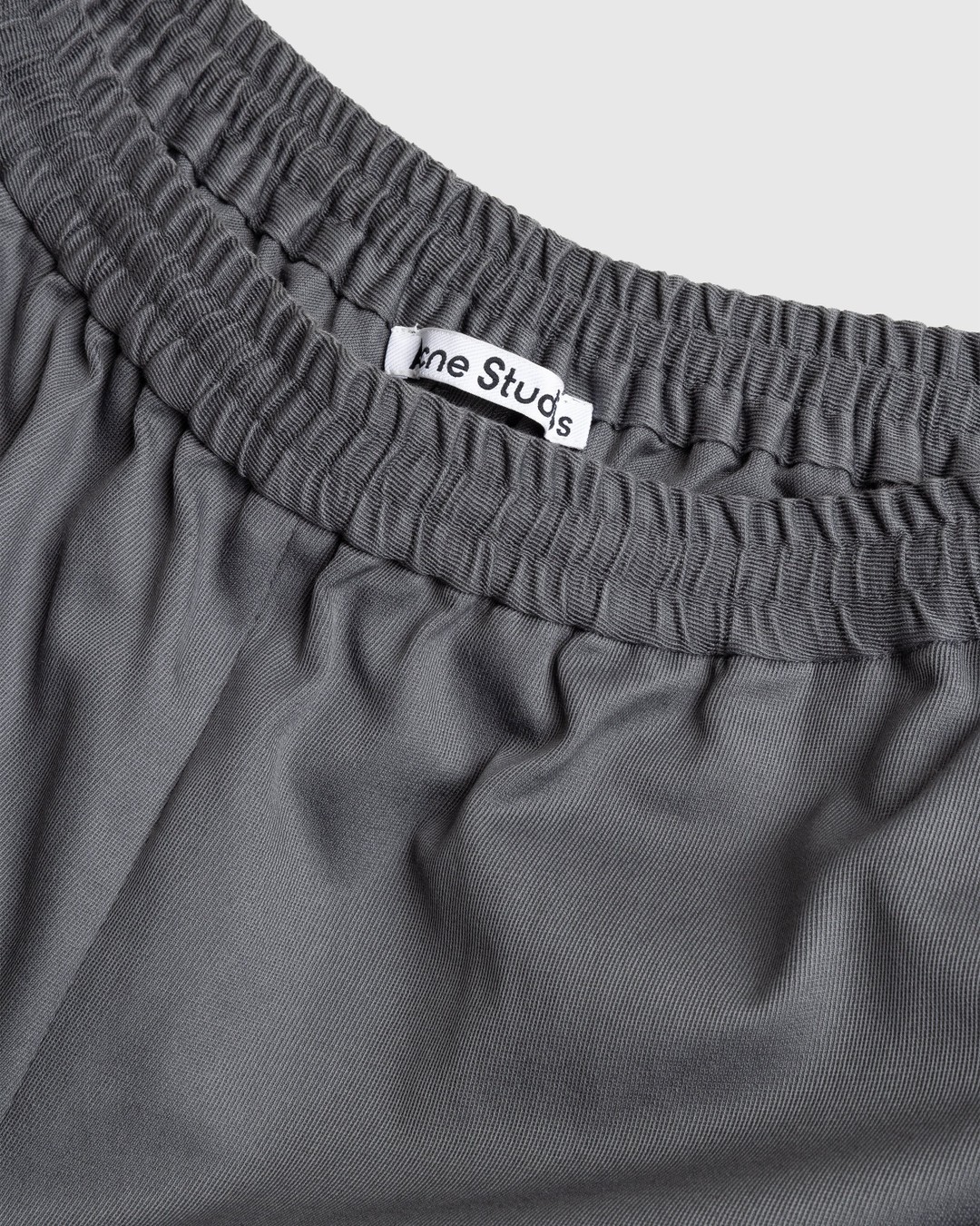 Acne Studios – Cotton Trousers Grey - Pants - Grey - Image 4