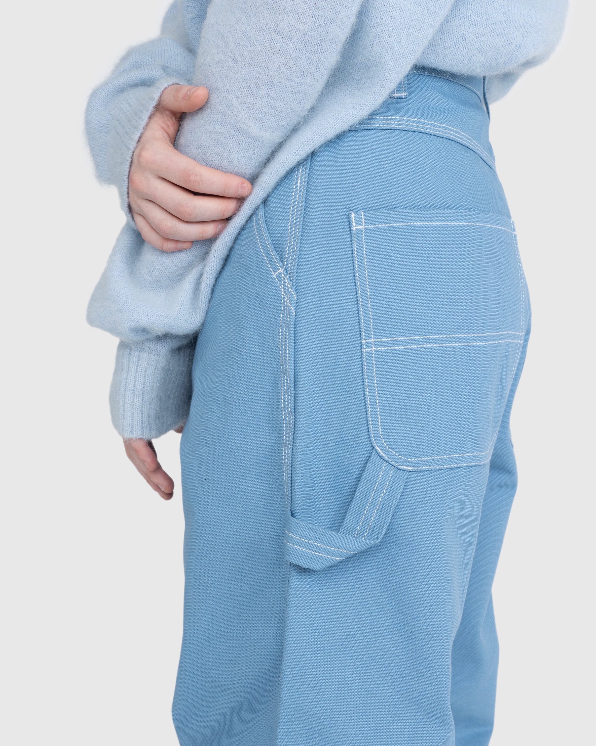 Highsnobiety – Carpenter Trouser Light Blue - Pants - Blue - Image 6