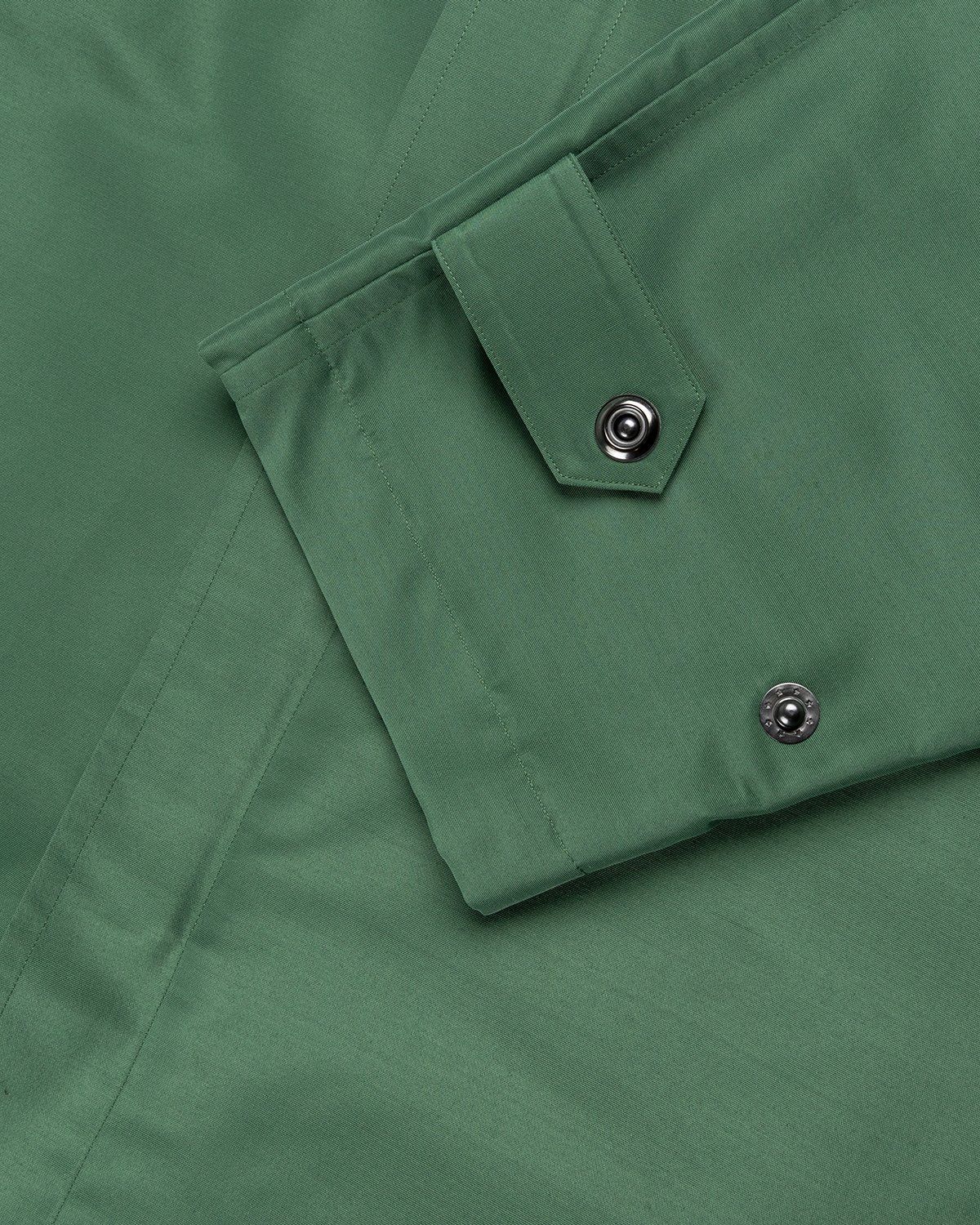 Auralee – Silk Polyester Hooded Jacket Green - Jackets - Green - Image 8