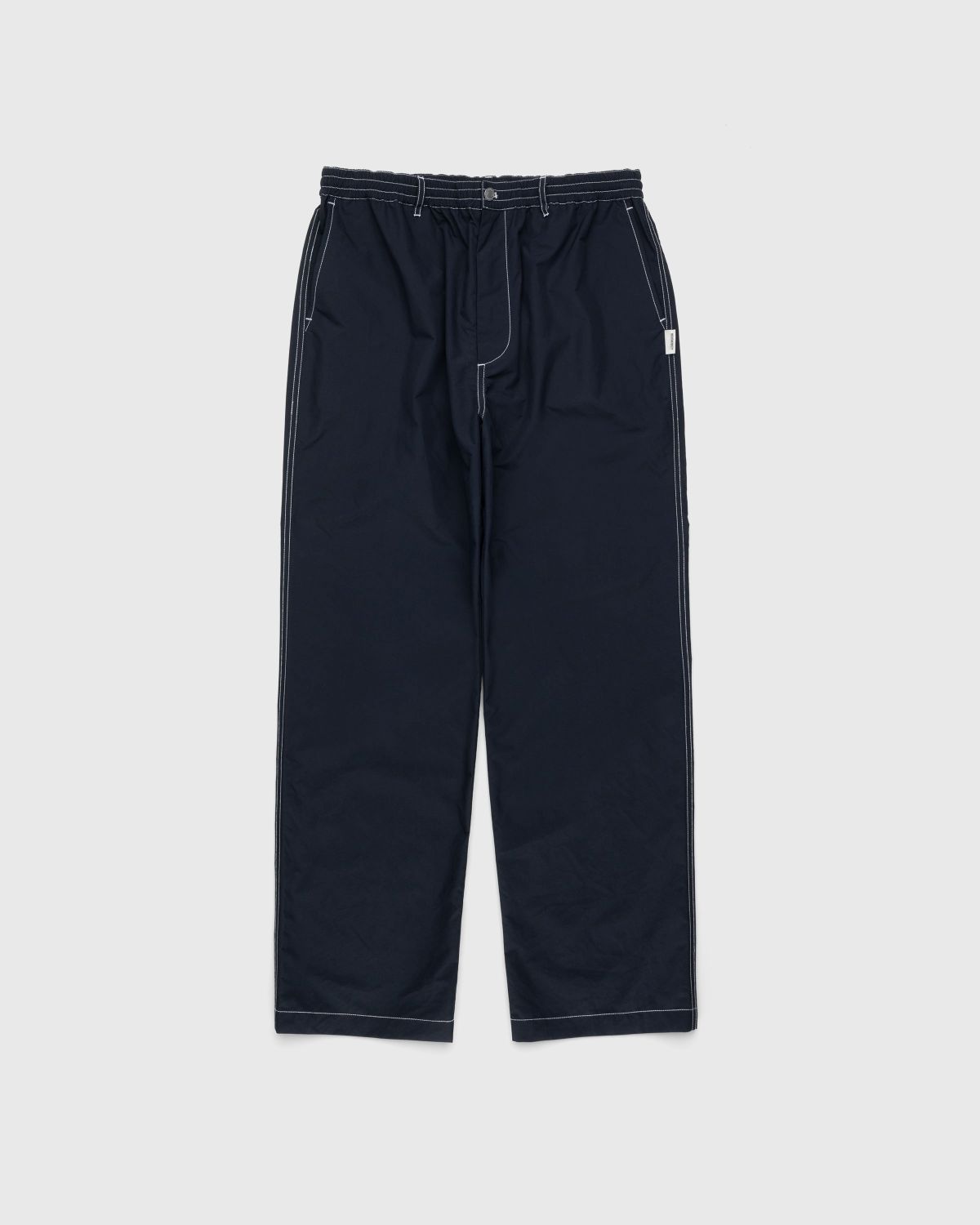 Highsnobiety – Contrast Stitch Pants Navy - Pants - Blue - Image 1