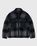 And Wander – Check Boa Jacket Black - Outerwear - Black - Image 1