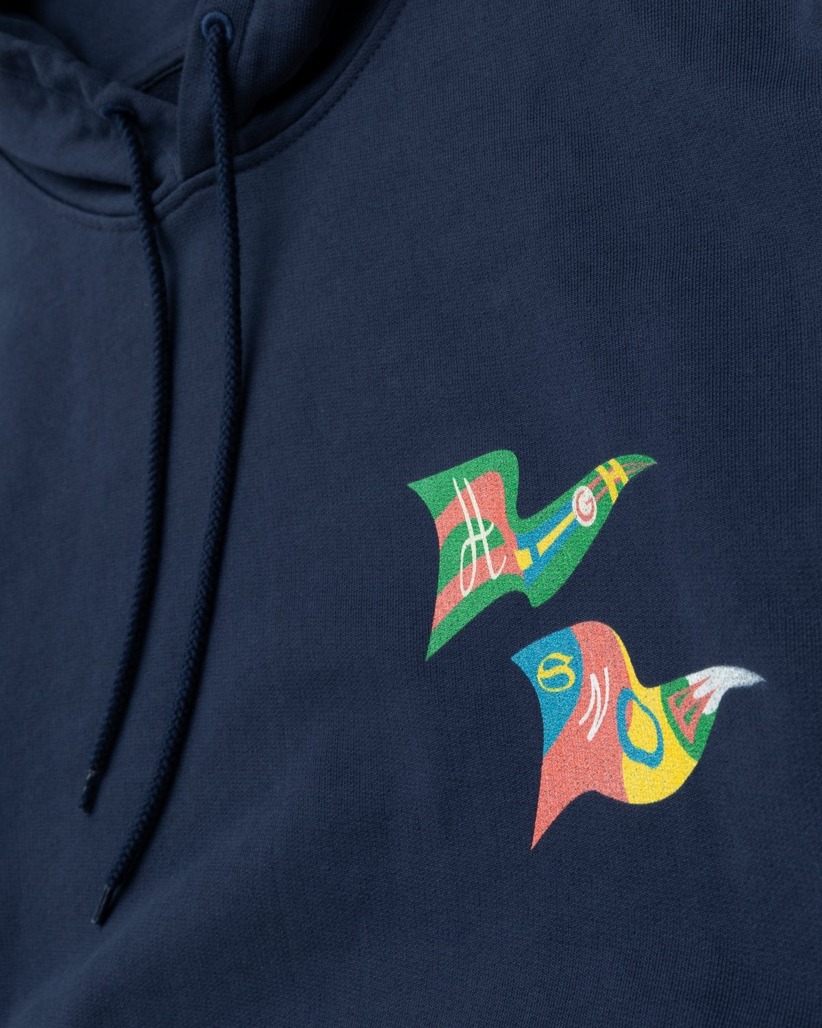 Highsnobiety – Flags Hoodie Navy - Sweats - Blue - Image 3