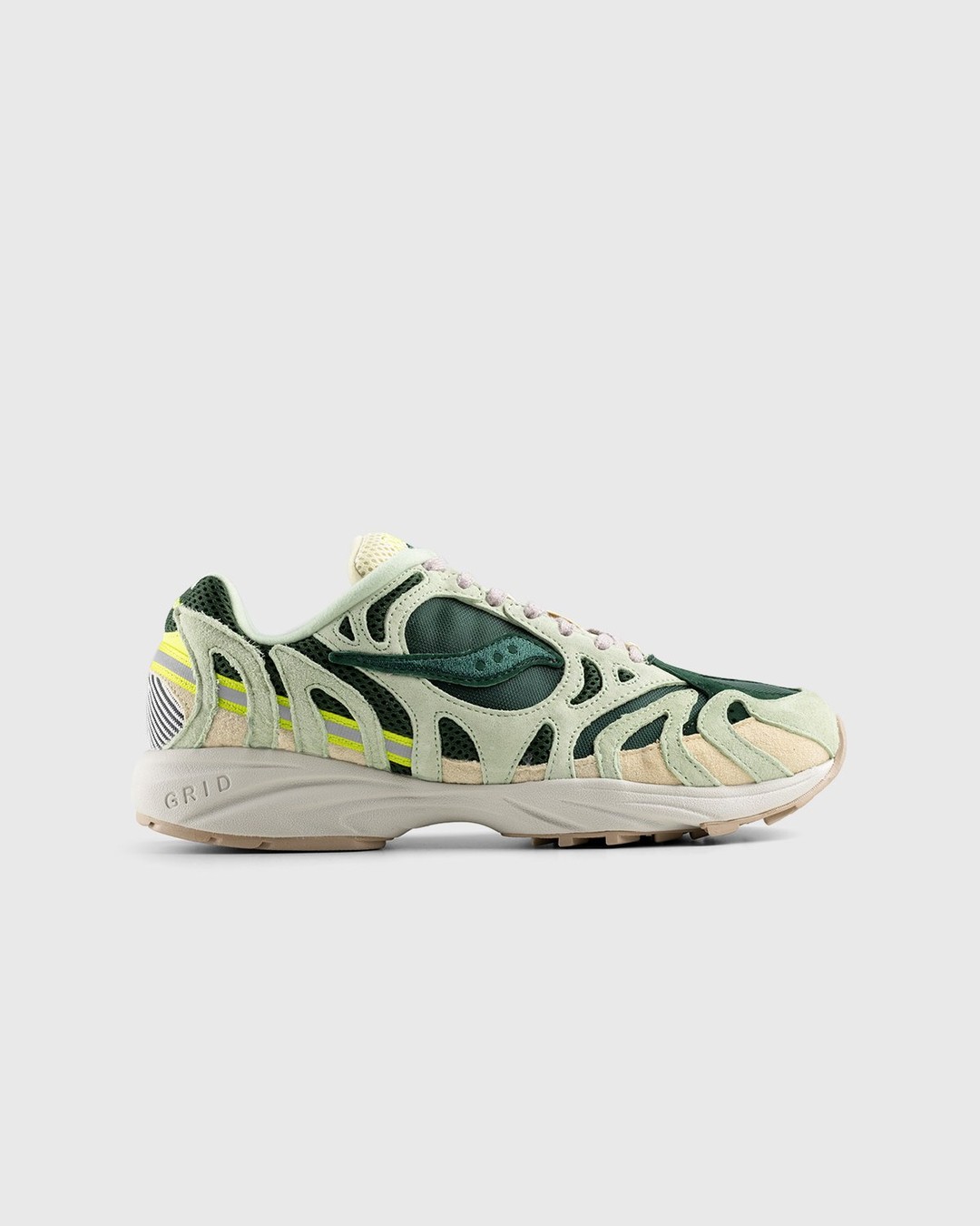 Saucony – Grid Azura 2000 Green - Low Top Sneakers - Green - Image 1