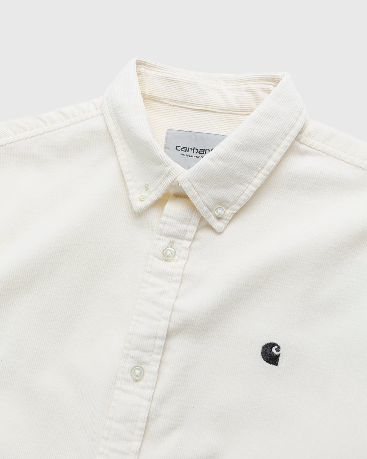 Carhartt WIP – Madison Finde Cort Shirt Wax Black - Shirts - Black - Image 3