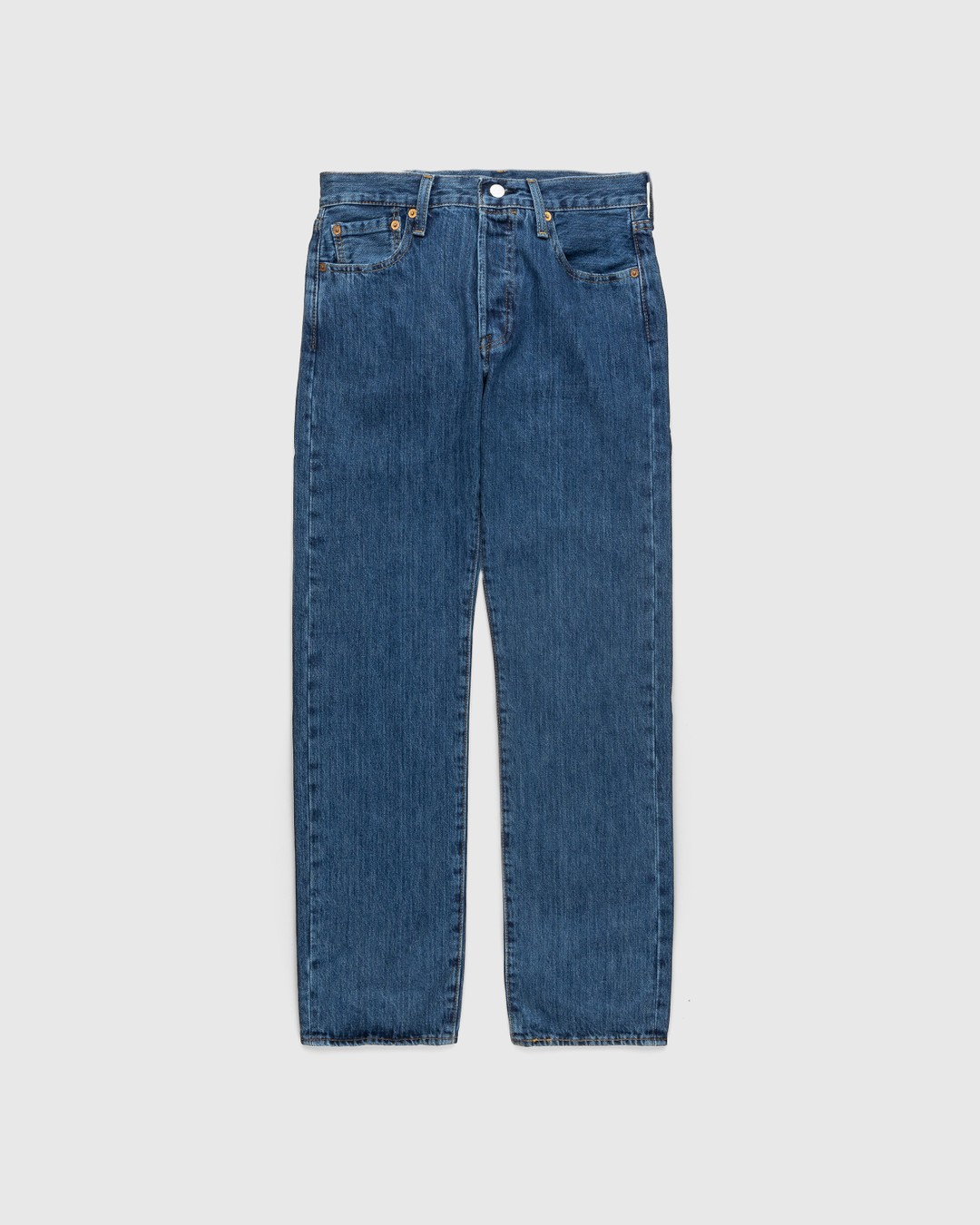 Levi's 501 medium indigo denim shorts on sale