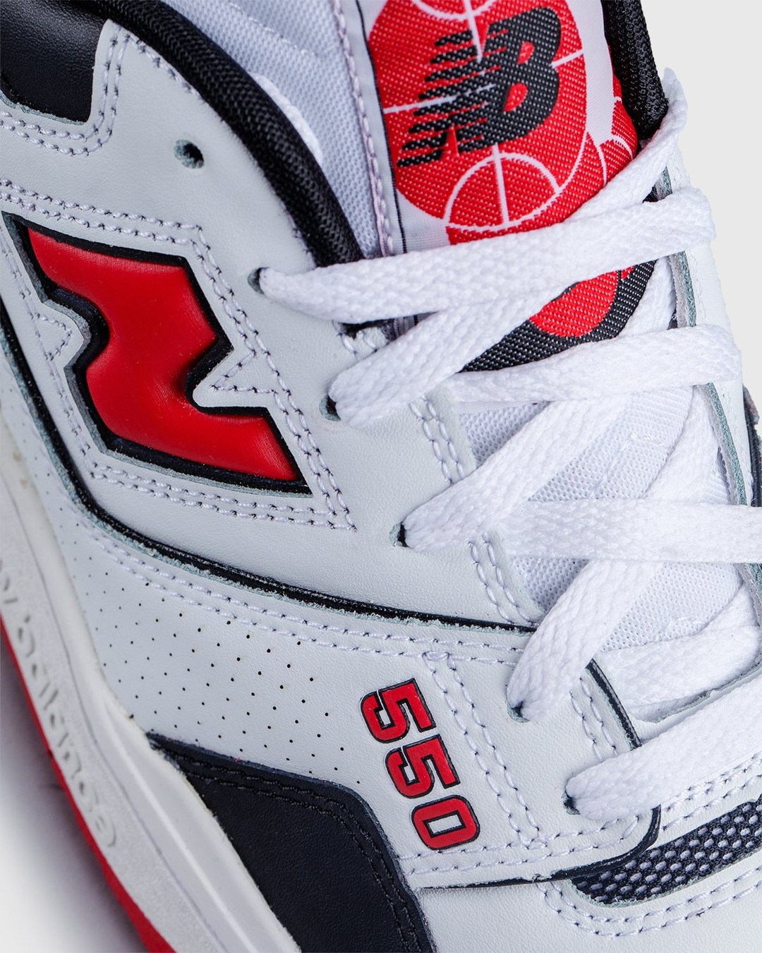 New Balance – BB550SE1 White Red - Sneakers - White - Image 6