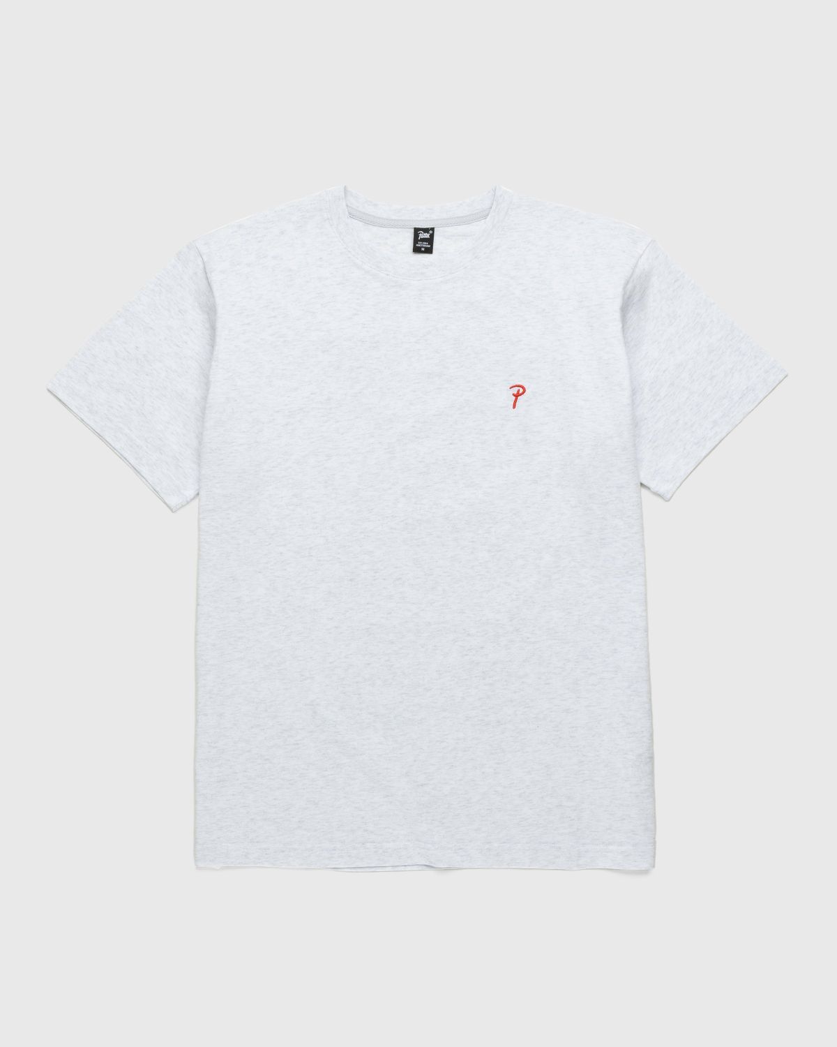 Patta – Basic Script P T-Shirt Grey - T-shirts - Grey - Image 1