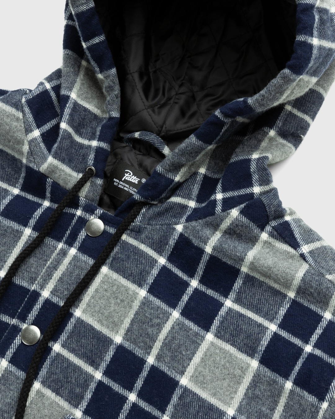 Patta – Plaid Overshirt Morning Dove Check - Shirts - Multi - Image 3
