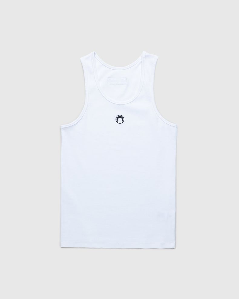 Organic Cotton Fitted Tank Top White